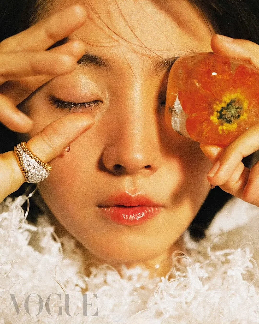 Hikari Mitsushima Covers Vogue Taiwan January 2024 issue, by Zhong Lin