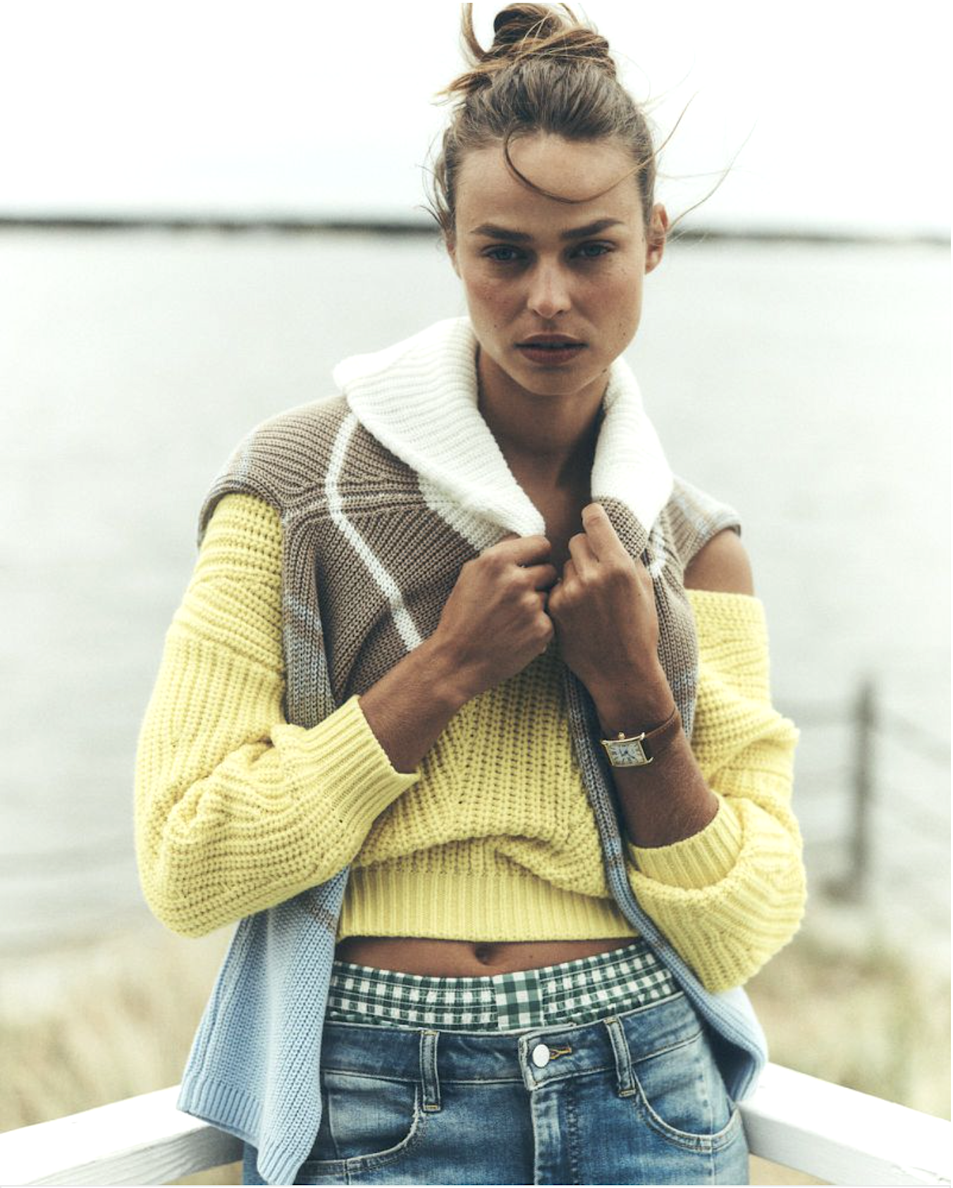 Birgit Kos Wears Anthropologie's Spring 2024 Casual Essentials Lensed by Tom Schirmacher