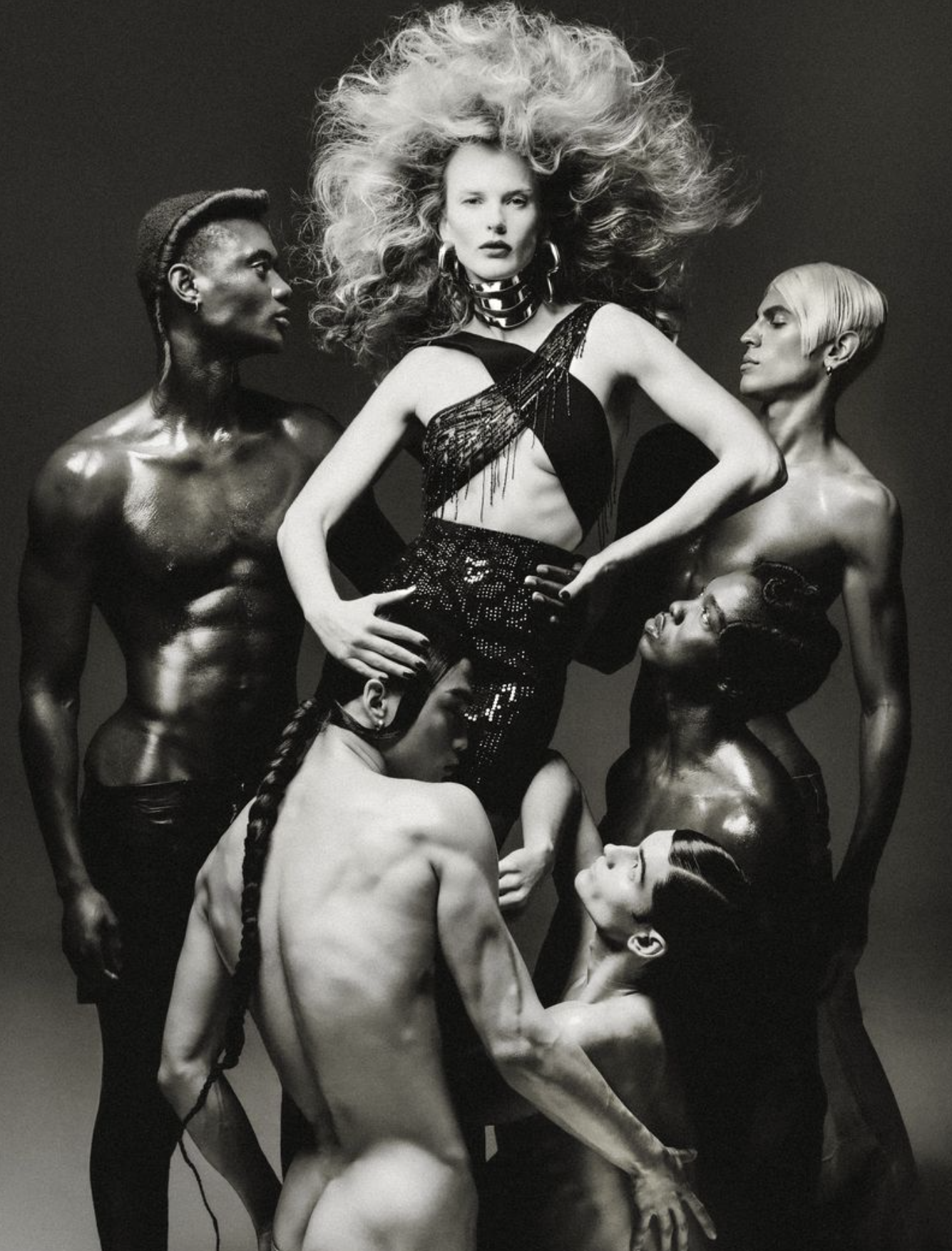Anne V and Her Goddess-Worship Entourage by Petros Kouiouris for Numéro Netherlands