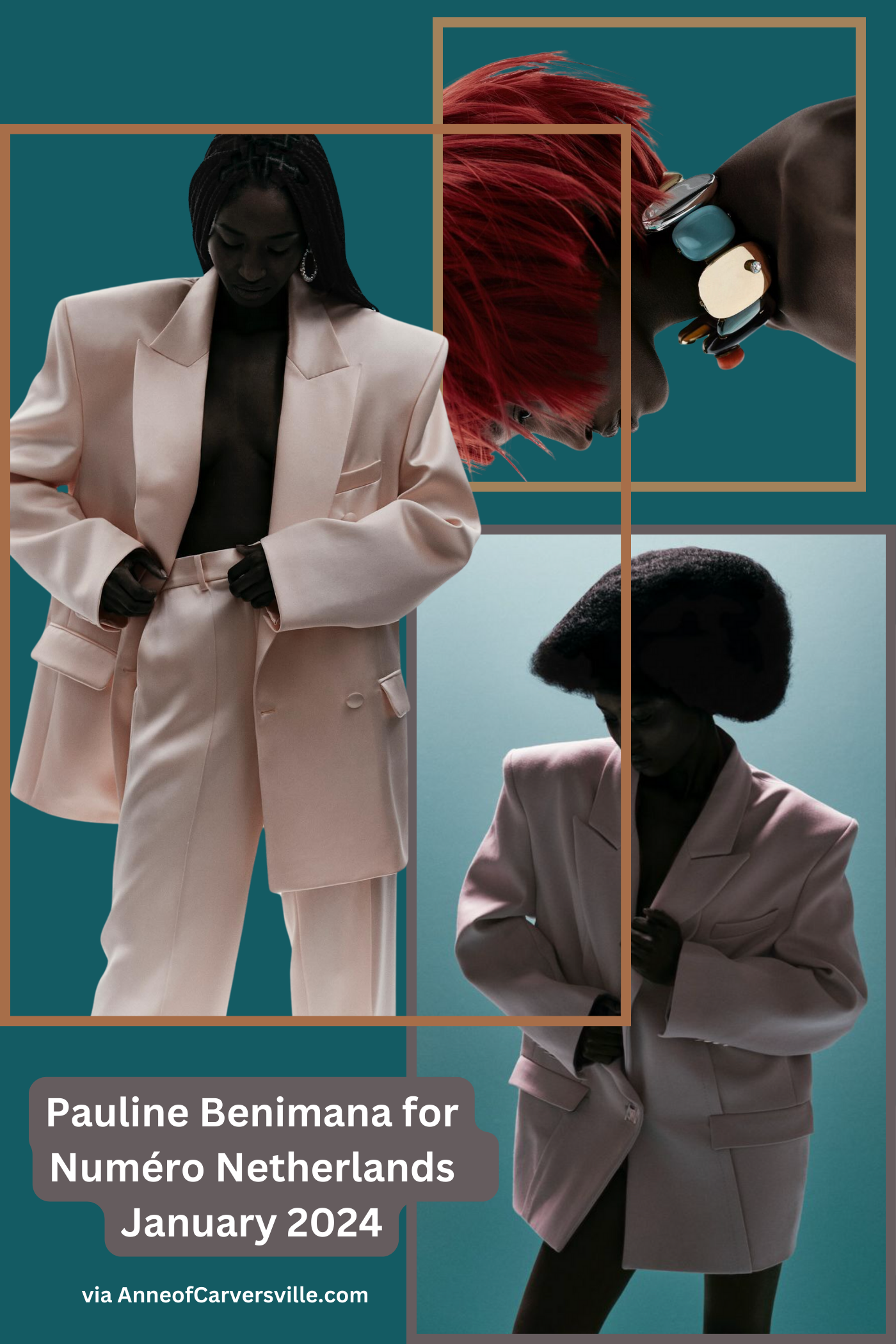 Pauline Benimana in 'Maelstrom' by Jakub Pleśniarski for Numéro Netherlands January 2024