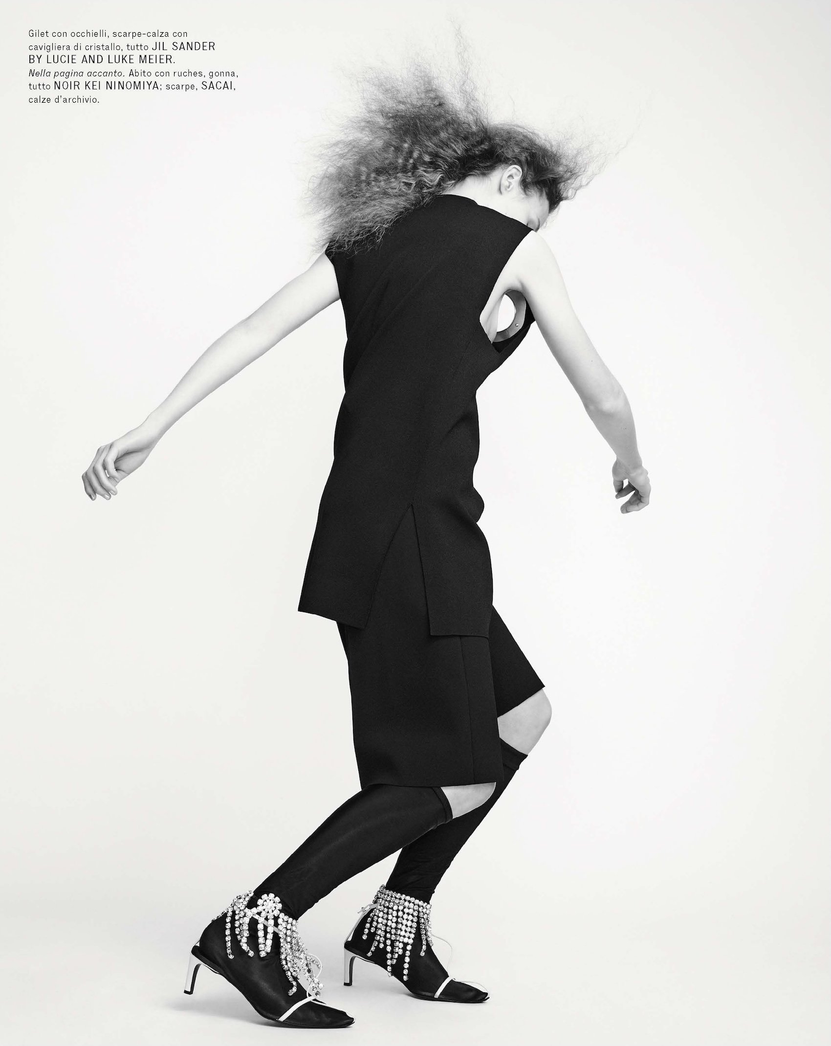 Ella Mccutcheon in 'Taking Shape' for Harpers Bazaar Italia February ...