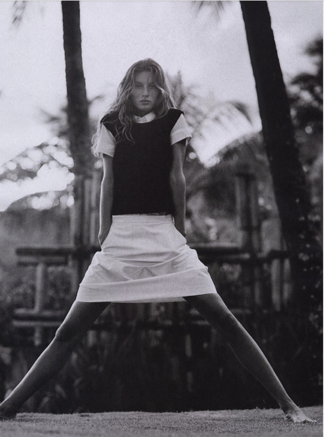 Gisele Bundchen As a 'Hot Ticket' in ELLE US May 2000 by Gisele Bundchen As a 'Hot Ticket' in ELLE US May 2000 by