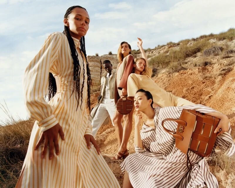 Harley Weir Flashes Salvatore Ferragamo SS 2020 Campaign: Abby, Binx, Malgosia, Sora