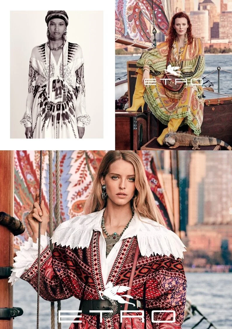Cass Bird Captures Etro Spring 2020 #WeAreAllNomads New York Harbor Campaign