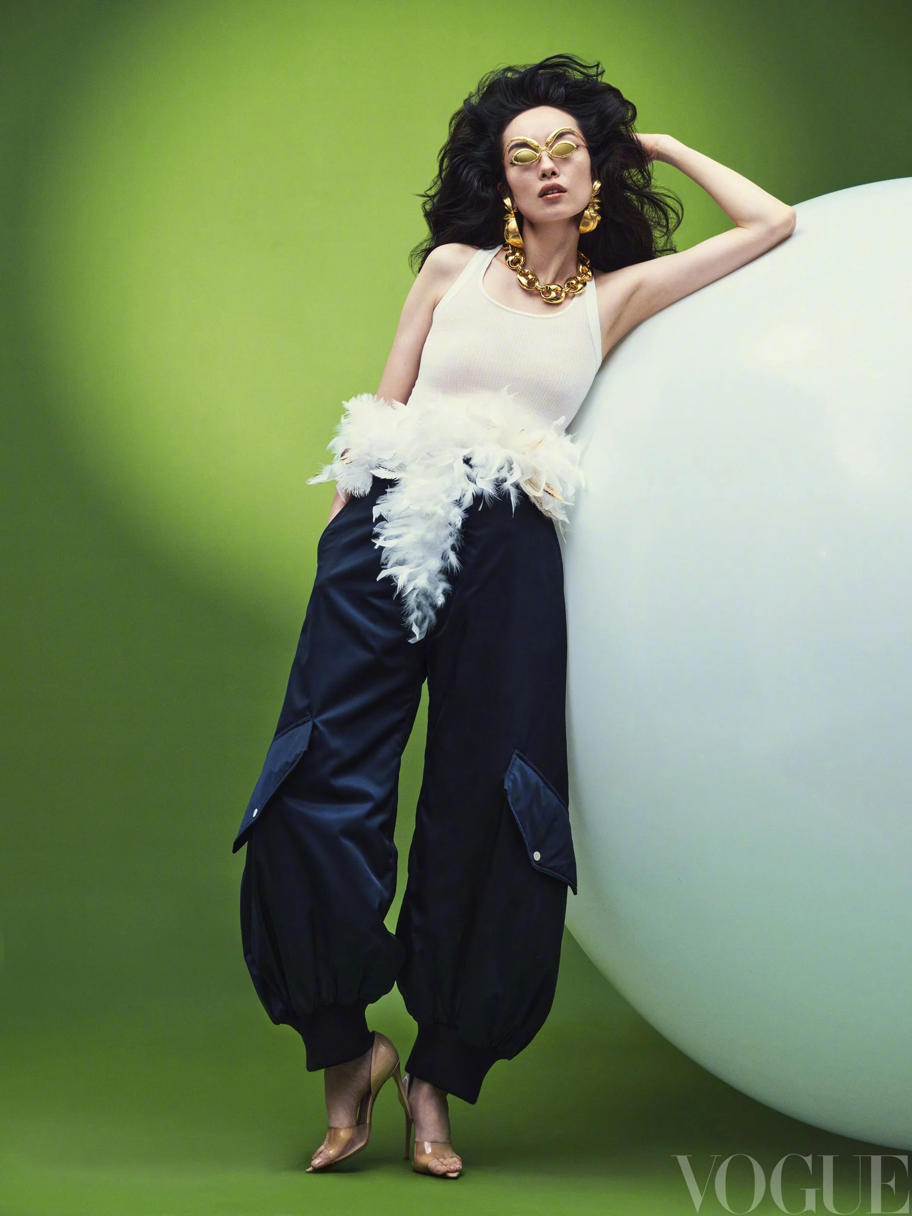 Top Model FeiFei Sun Goes Big in Vogue China March 2024 by Zoey Grossman