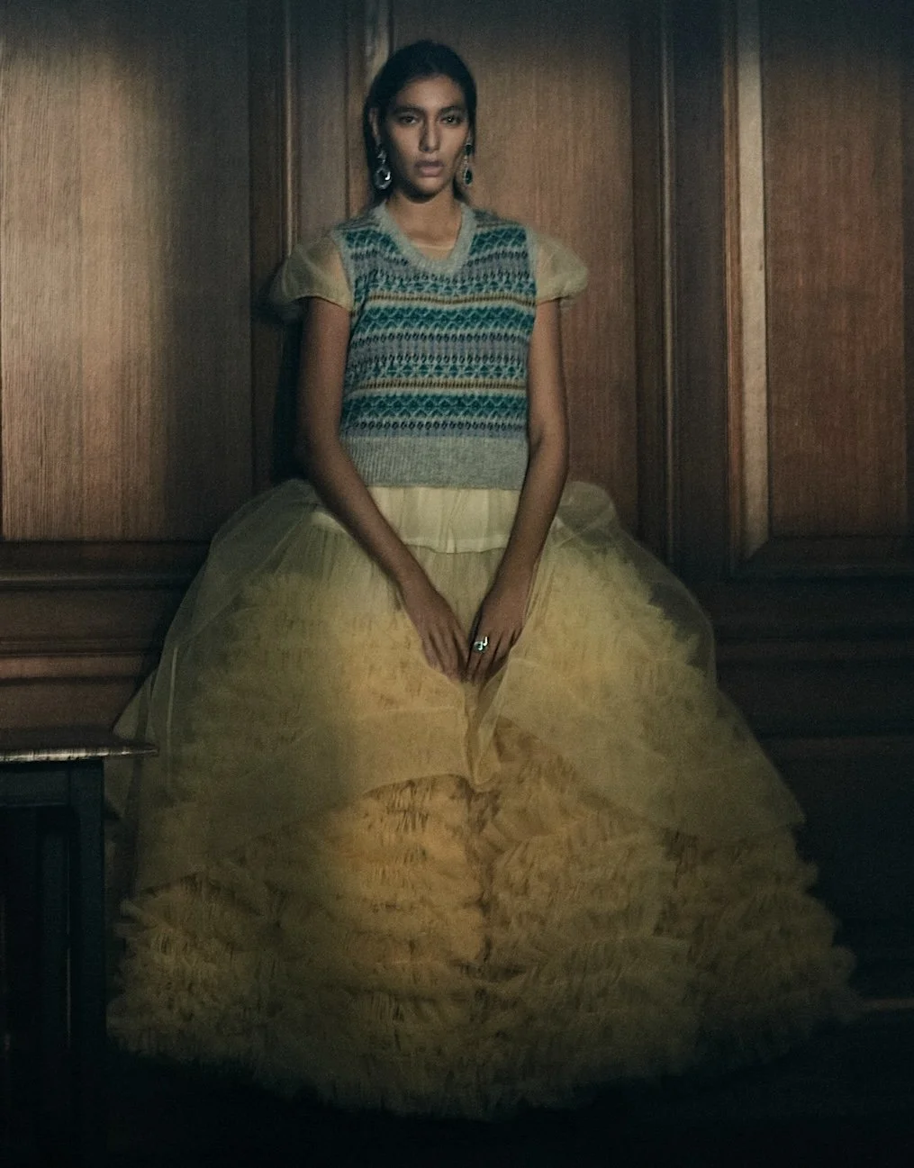 Nour Rizk in 'Anything Goes' Rich Decadence for Harper's Bazaar UK by Boo George