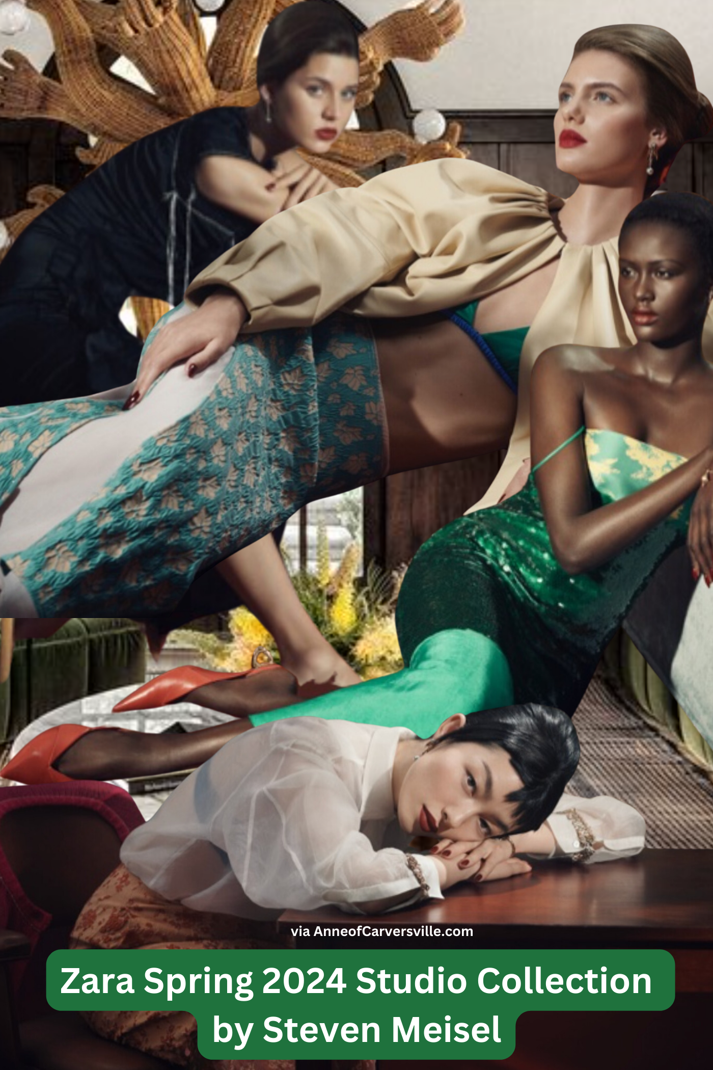 Zara Spring 2024 Studio Collection Campaign by Steven Meisel and Fabien Baron