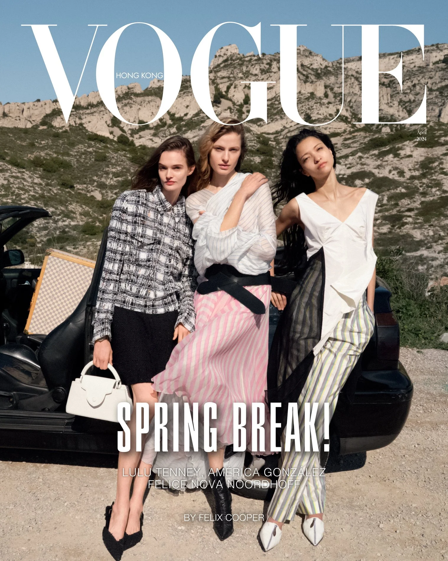 América González, Felice Nova Noordhoff, Lulu Tenney Cover Vogue Hong Kong April 2024