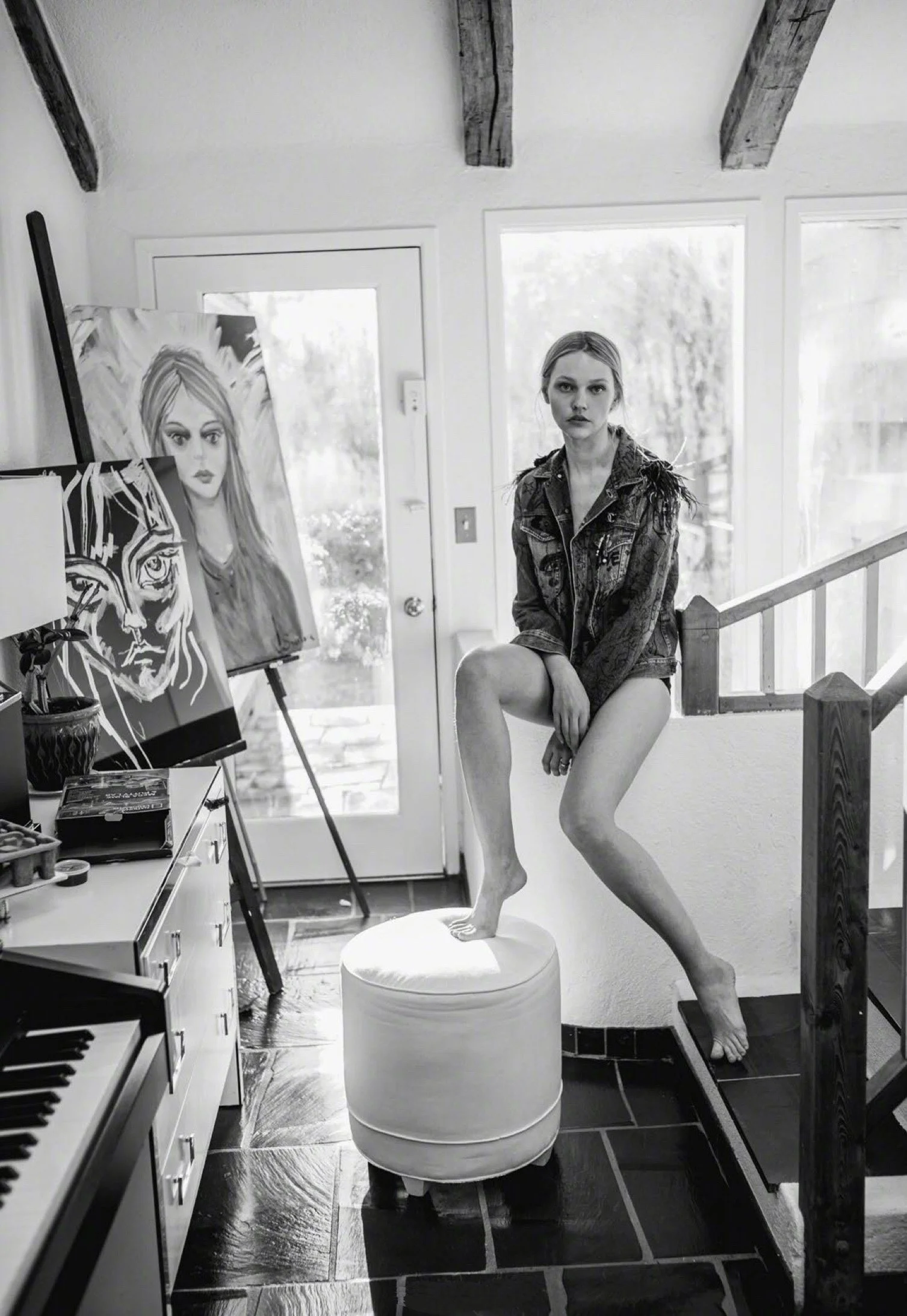 Sasha Pivovarova w/Sophia by Igor Vishnyakov for Vogue Greece May 2020