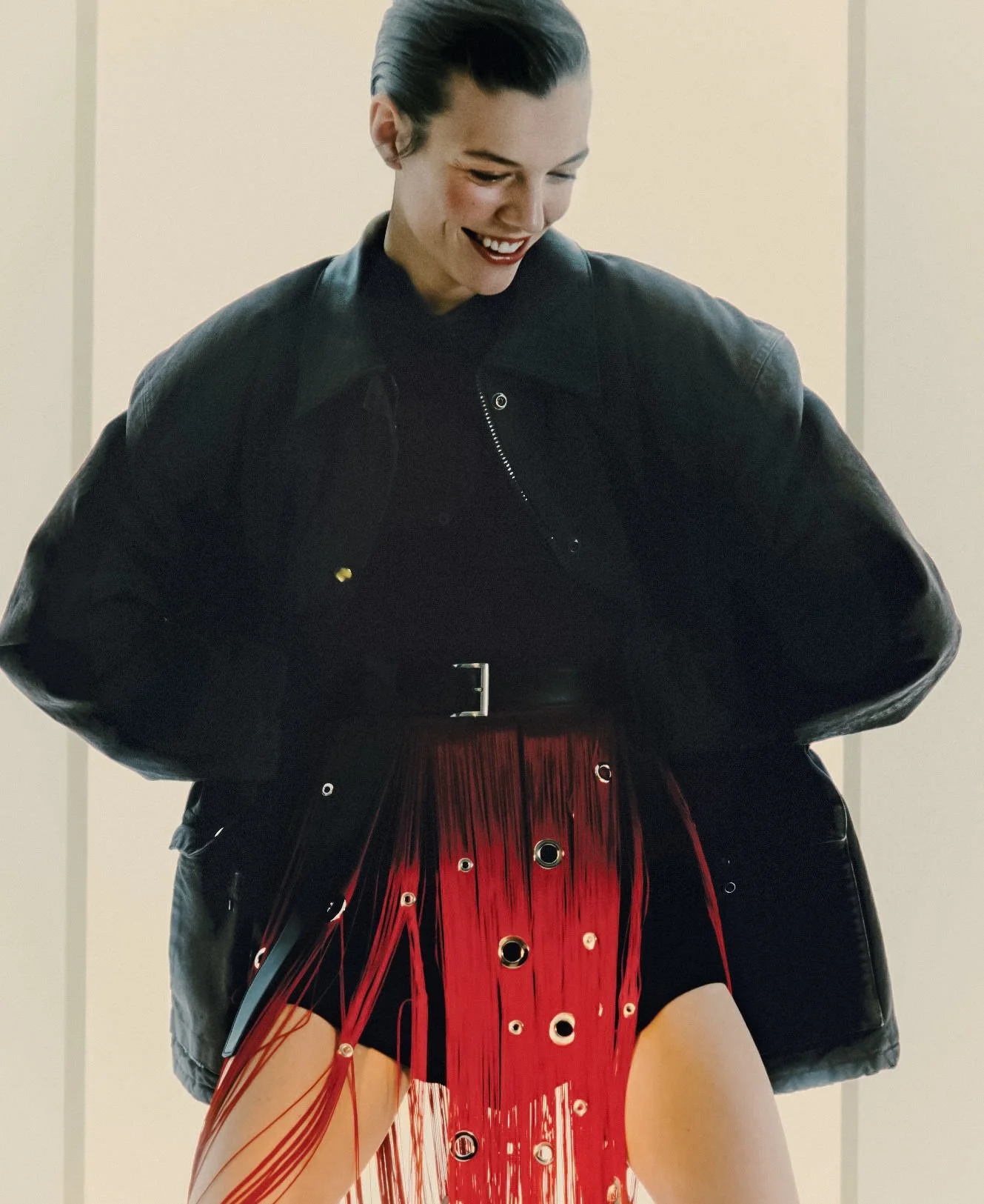 Alix Bouthors in Gamine Style for Harper's Bazaar Italia April 2024 by Darren Gwynn