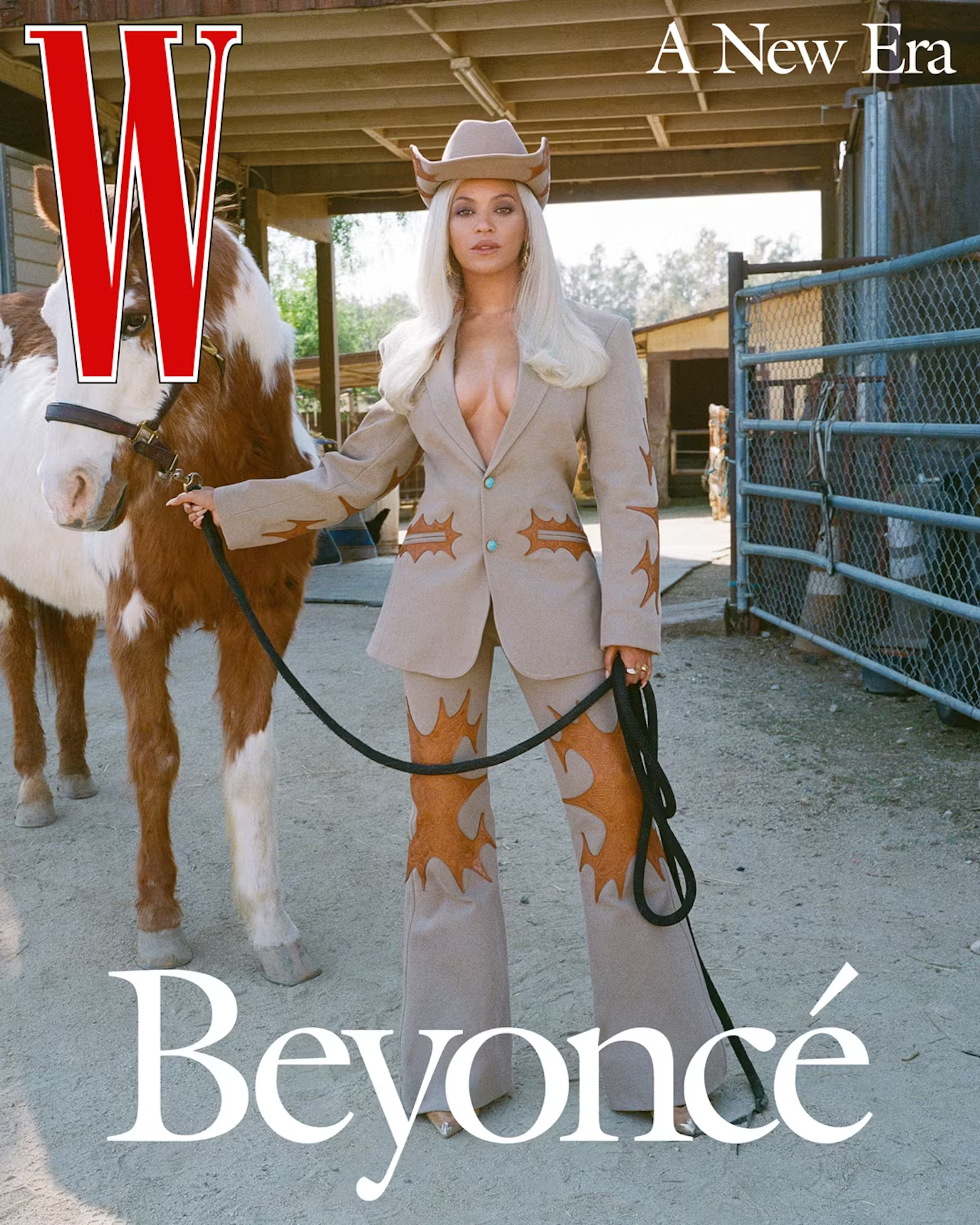 Beyoncé's Western Luxury in W Magazine Digital Story by Pamela Hanson 