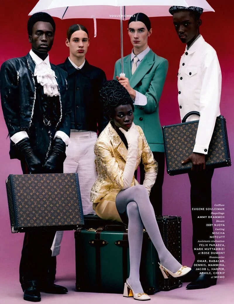 Rafael Pavarotti and Ib Kamara's Brilliant 'Nomades' on Steroids Vogue Hommes March 2021