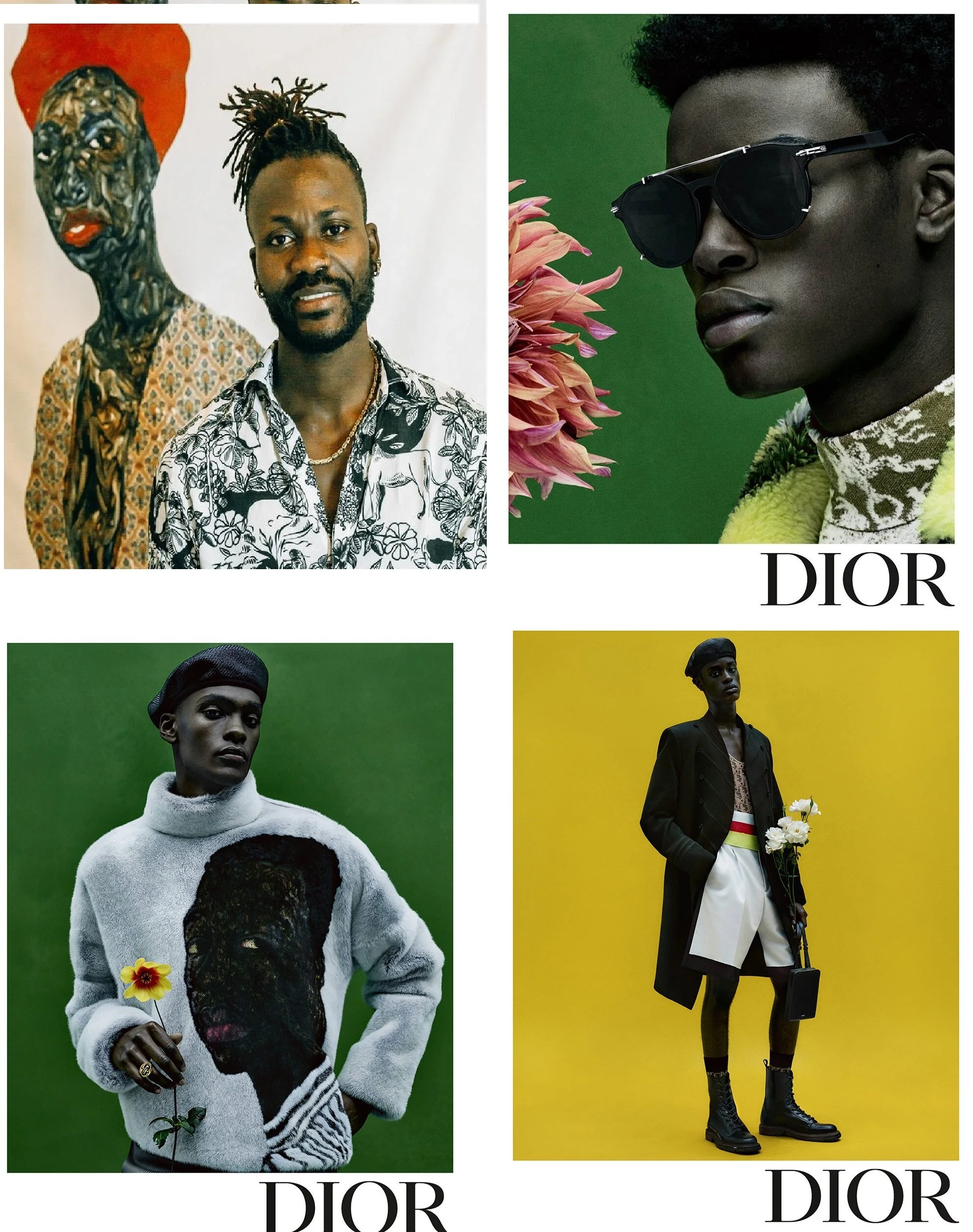 Kim Jones + Amoako Boafo in Superb Dior Men SS2021 Campaign by Rafael Pavarotti