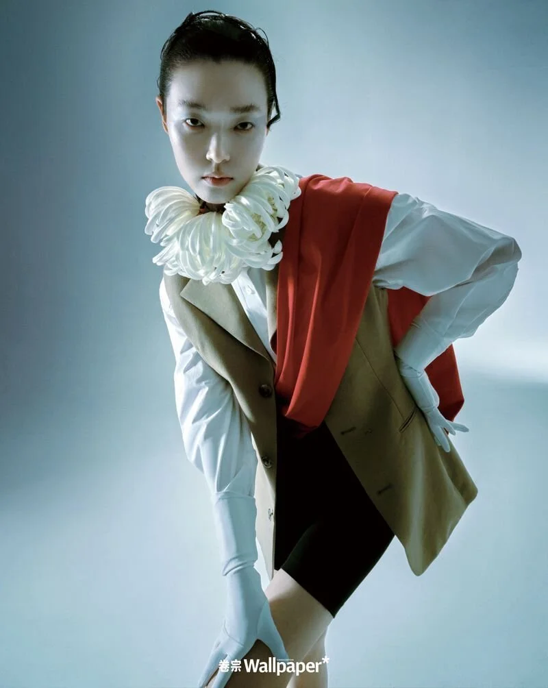 Nick Yang Captures Tian Yi in Modern Elegance for Wallpaper China March 2021