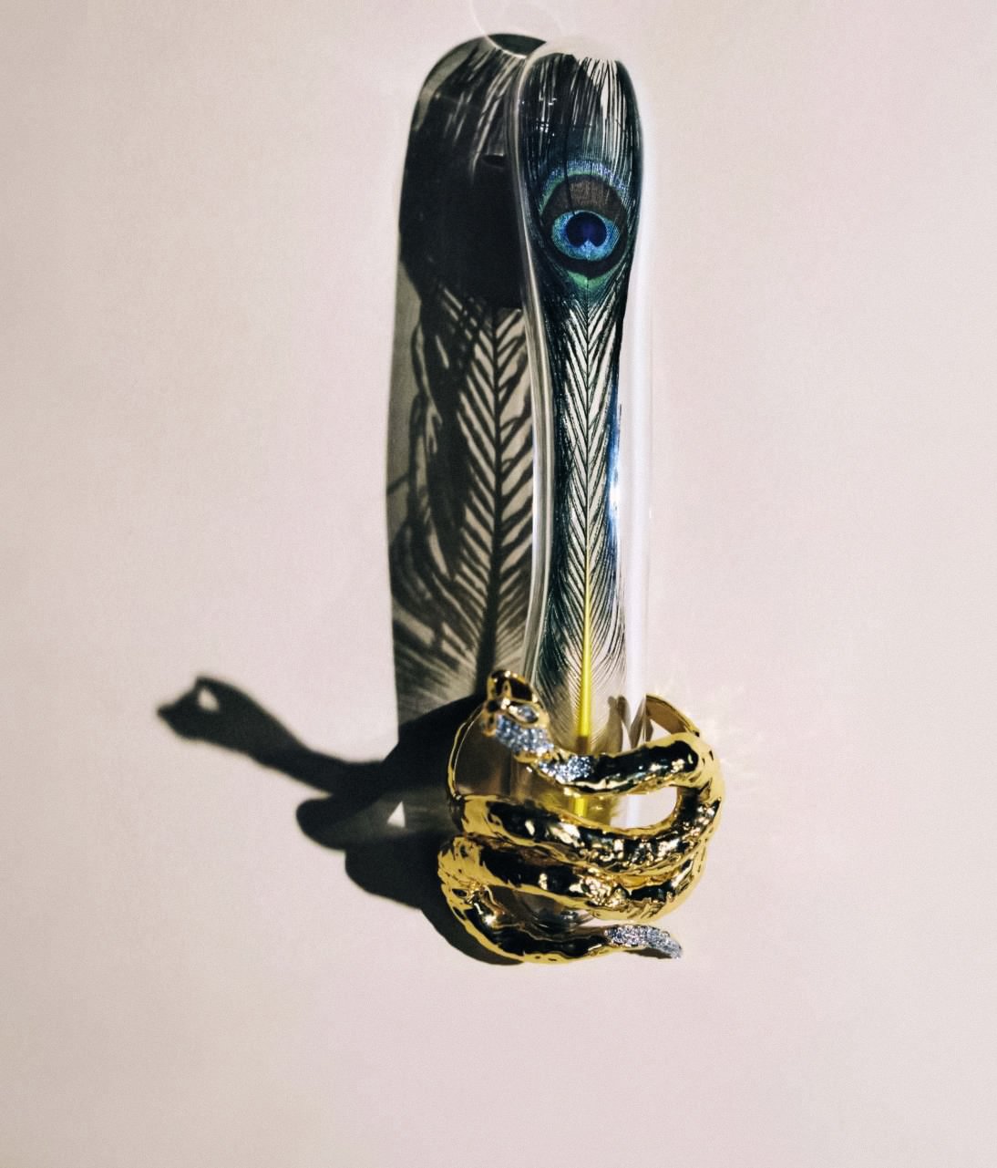  Brass bracelet plated with crystals,  @alexisbittar . Sex toy,  #Nightfall  