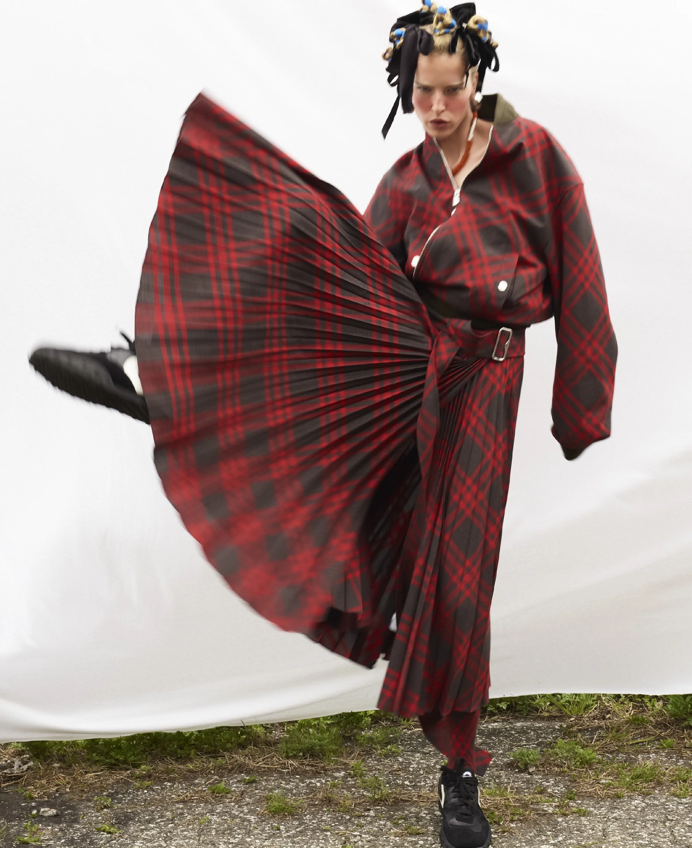 Abby Champion in 'World Traveler' Lensed by Amy Troost for Harper's Bazaar US June-July 2024