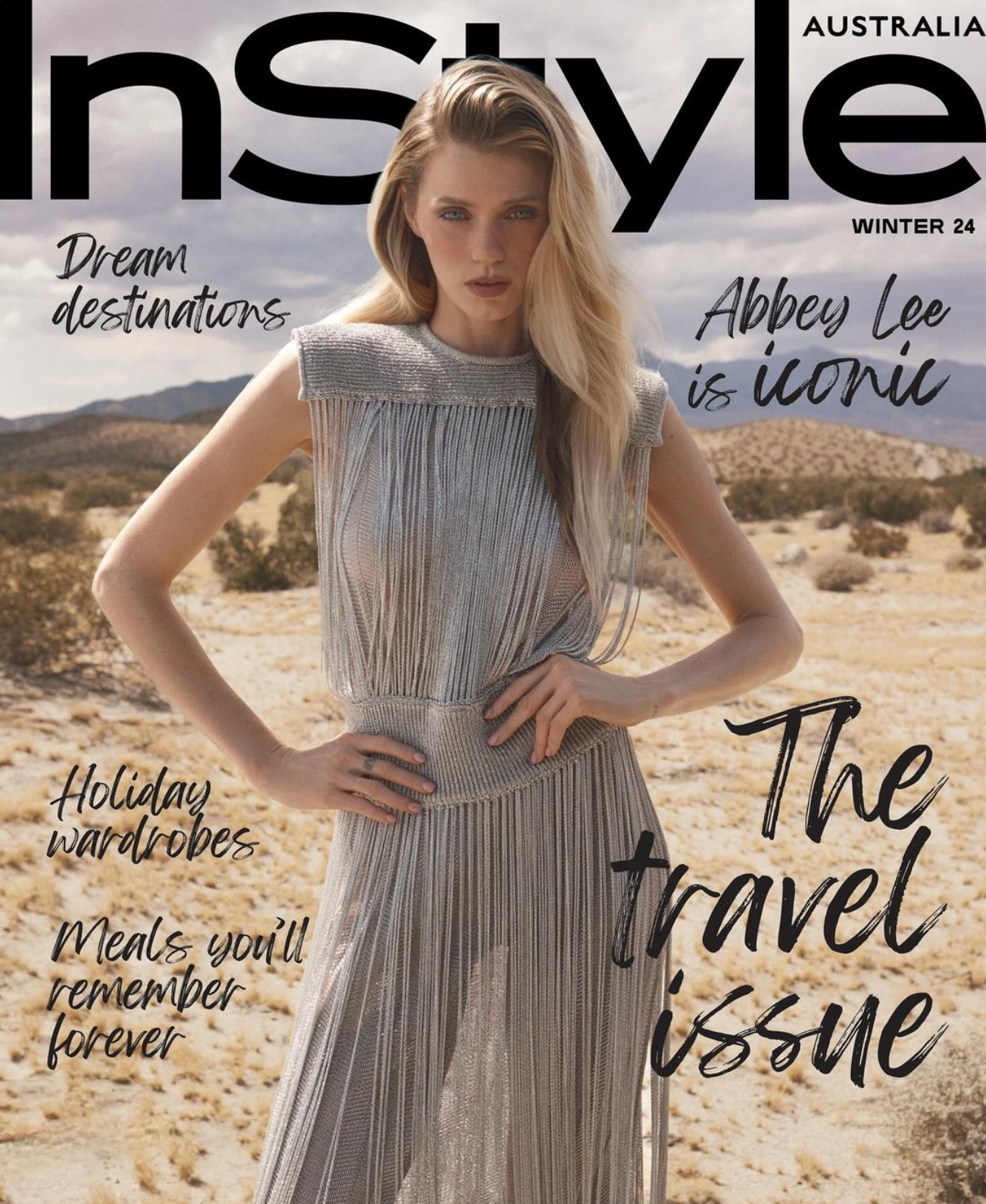 Abbey Lee Kershaw Covers InStyle Australia Winter 2024, Lensed by Tim Ashton