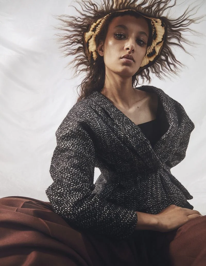 Oudey Egone Wears Modern, Edgy Style by Julien Vallon for Vogue Portugal