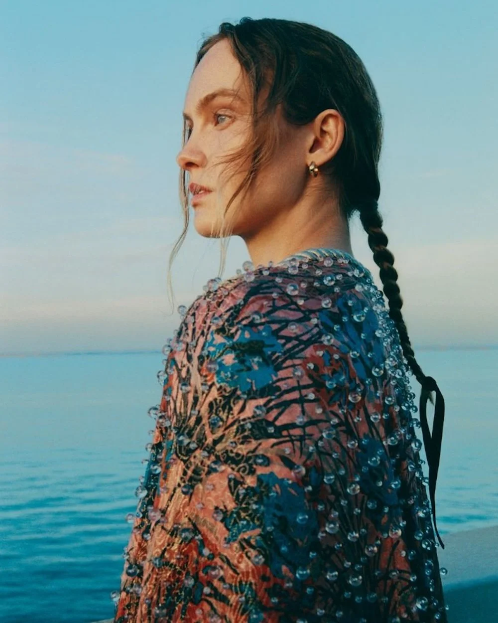 Kitti Mudele's Braid Beauty by Tatiana and Karol for Vogue Poland July/August 2024