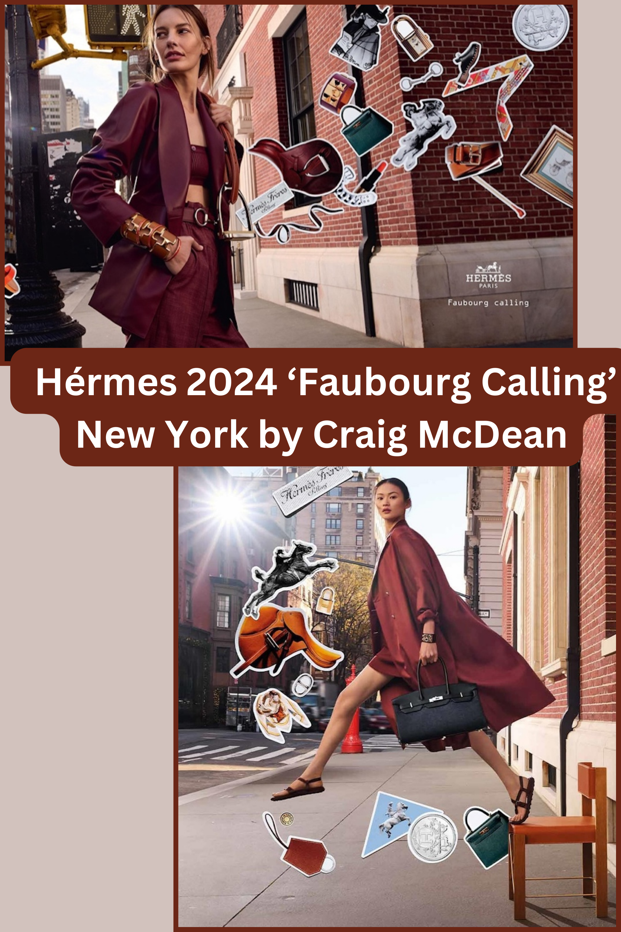 Hérmes 2024, Second Chapter ‘Faubourg Calling’ Campaign by Craig McDean