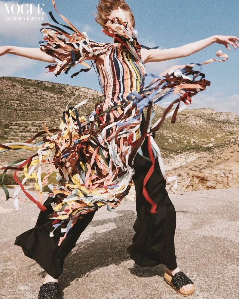 Hannah Motler Earns Her Stripes in Vogue Scandinavia April 2022 by Julia Noni