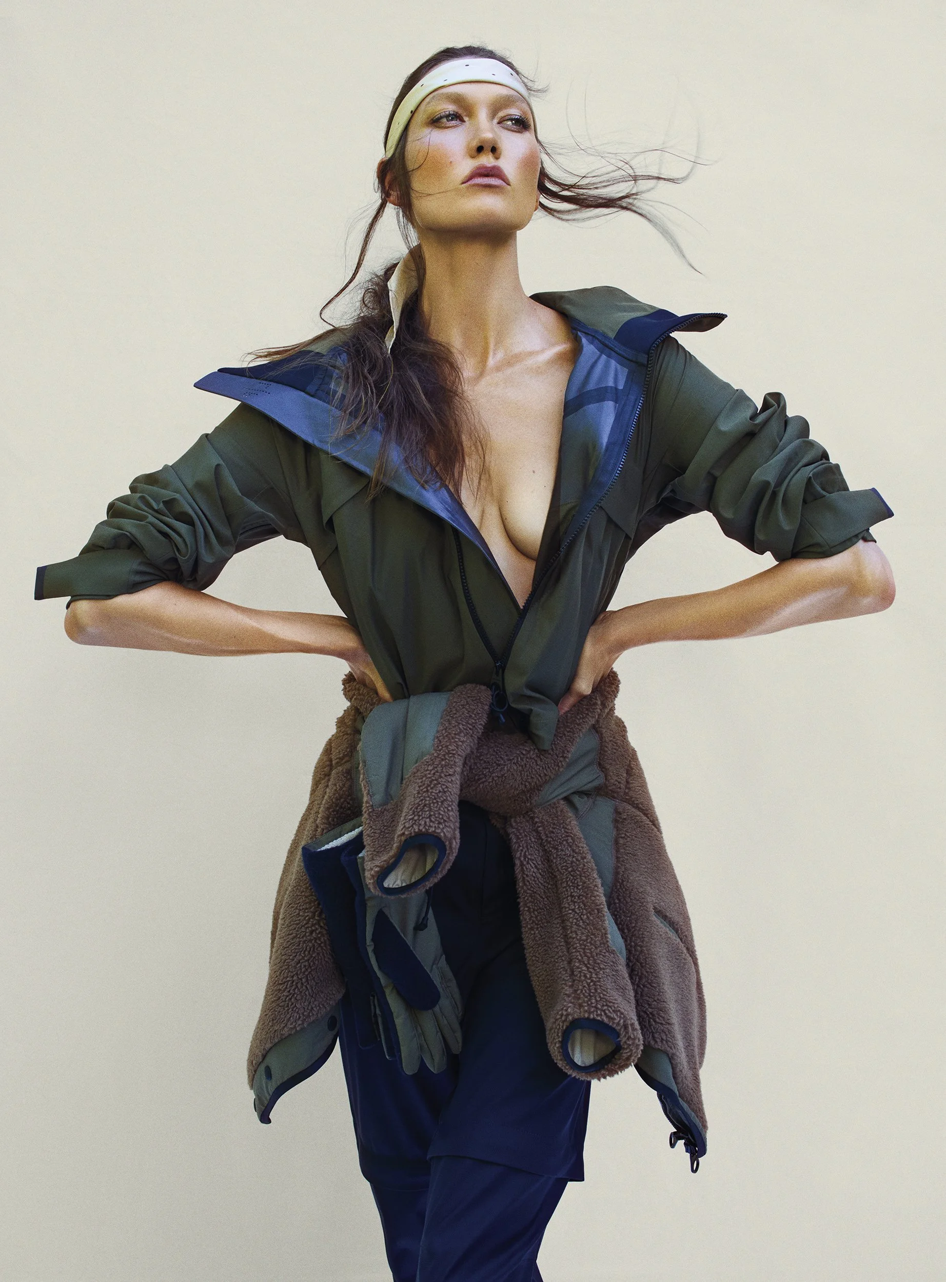 Karlie Kloss Wears Loro Piana in 'Force of Nature' by Emma Summerton in V Magazine
