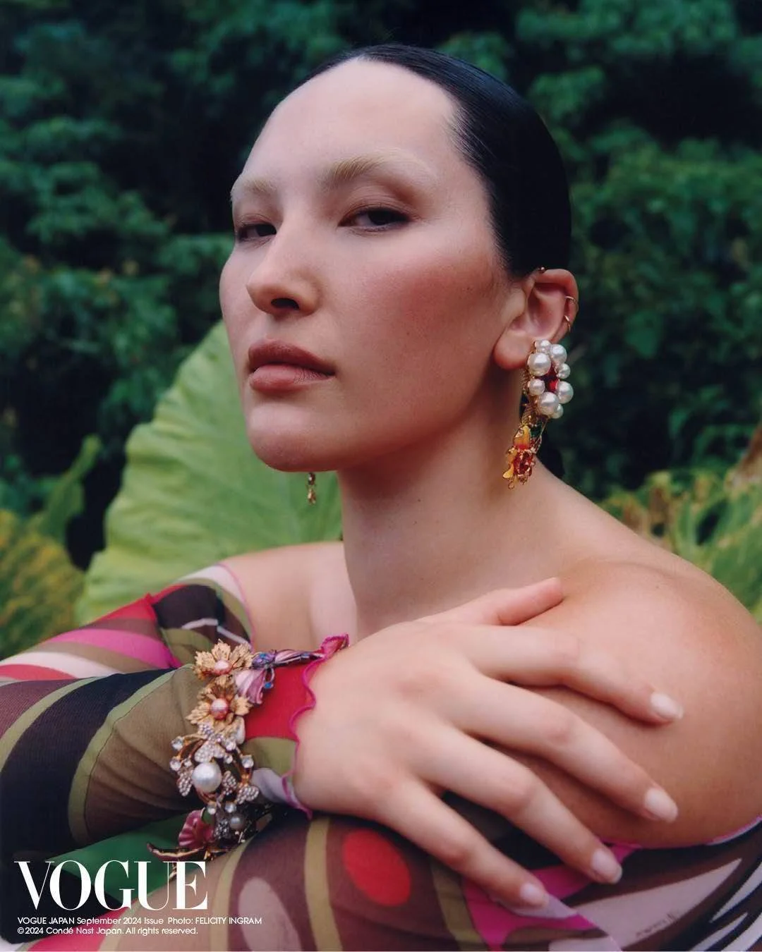 Yumi Nu Covers Vogue Japan September, Lensed in Okinawa by Felicity Ingram