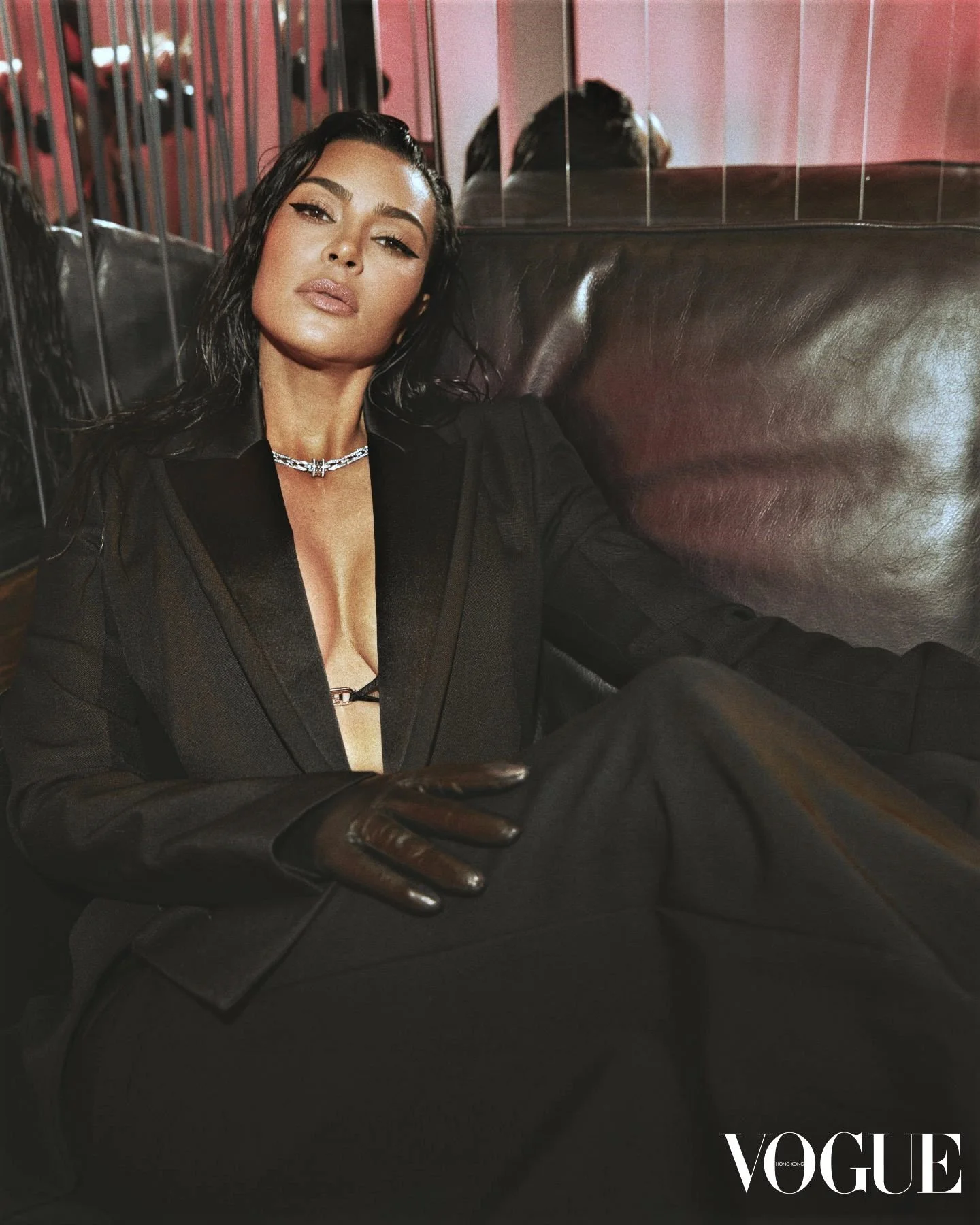 Kim Kardashian Covers Vogue Hong Kong, Lensed by Greg Swales in Bodycon Fashion