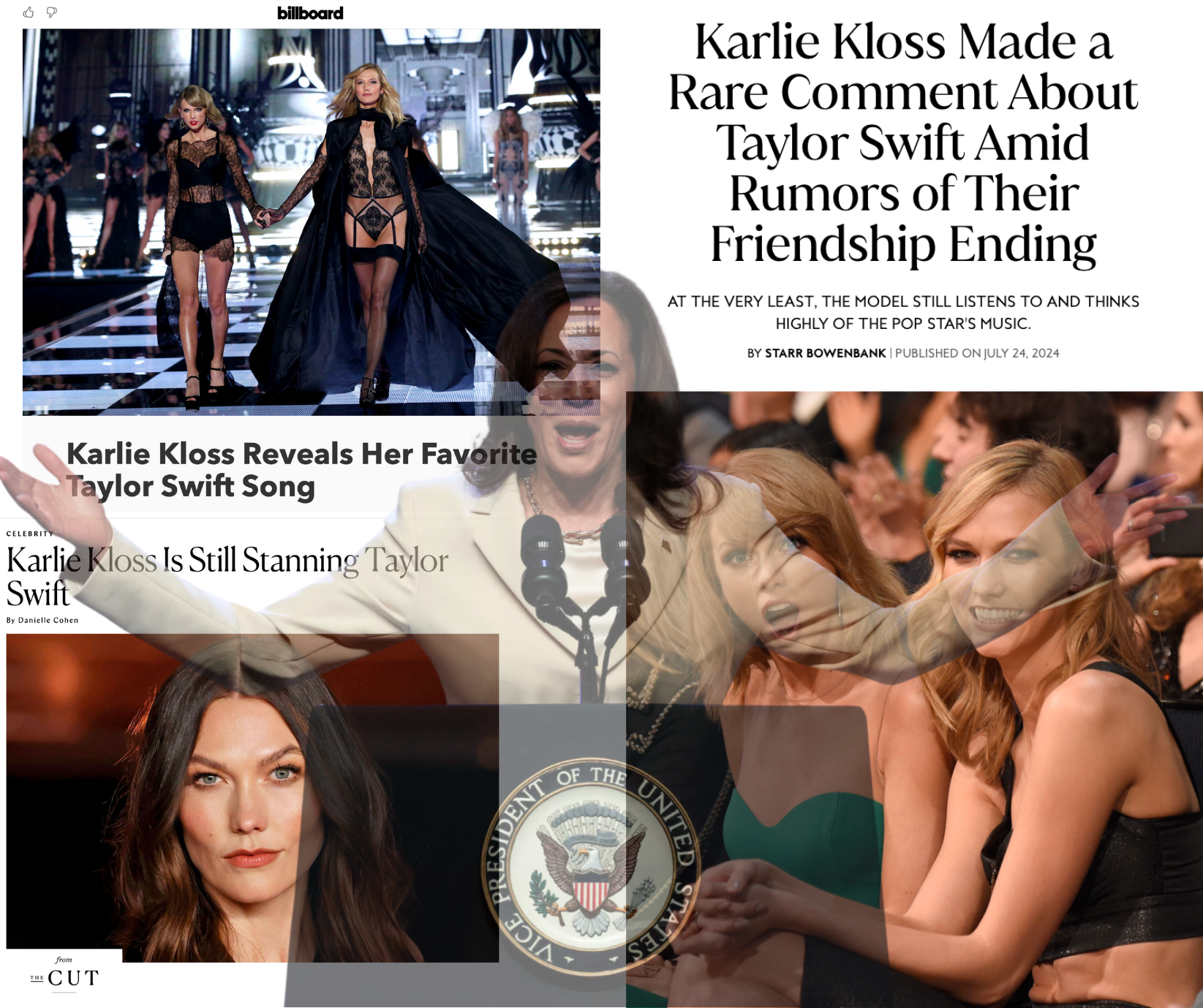 Renewed: Can Kamala Harris Unite Karlie Kloss and Taylor Swift For America's Future