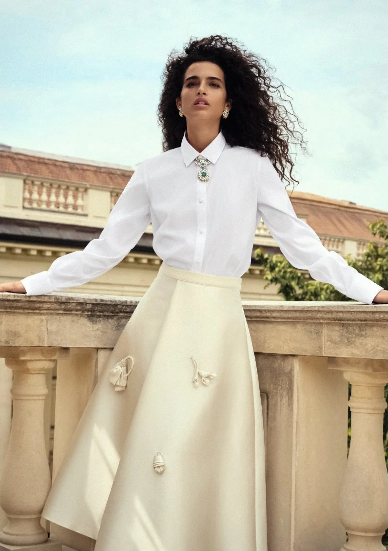 Chiara Scelsi Splashes Cartier Splendor and Elegant Fashion in ELLE Germany September
