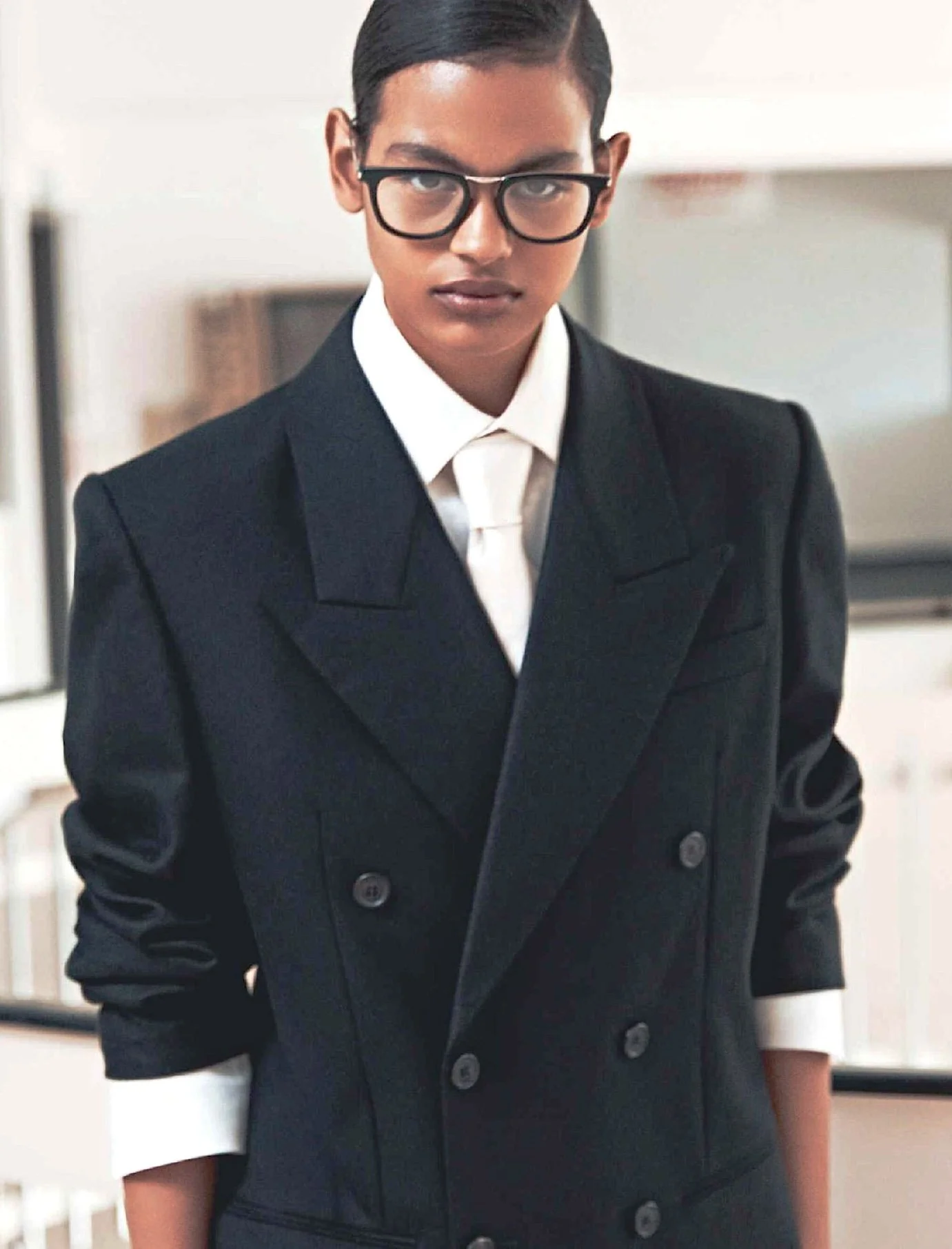Stephane Kumm Is Back at the Office in Harper's Bazaar France September 20