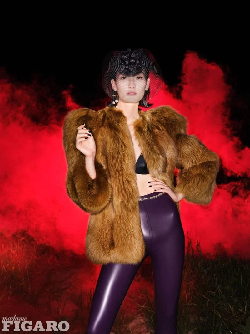 Lina Zhang Fronts 'Blaze Me Up' by Liu Zongyuan for Madame Figaro China September 2020