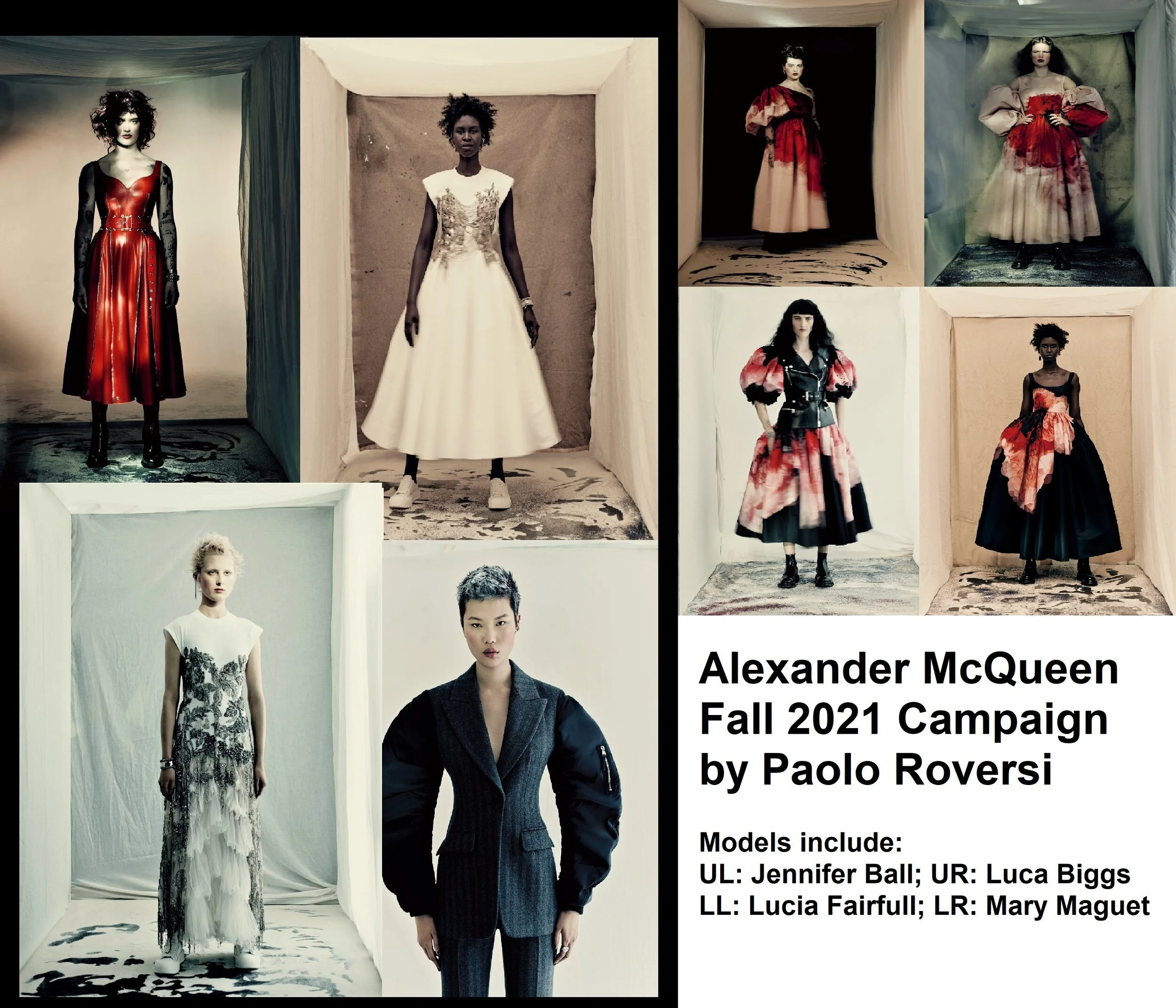 Paolo Roversi Captures Sarah Burton's Alexander McQueen 'Anemones' Fall 2021 Collection