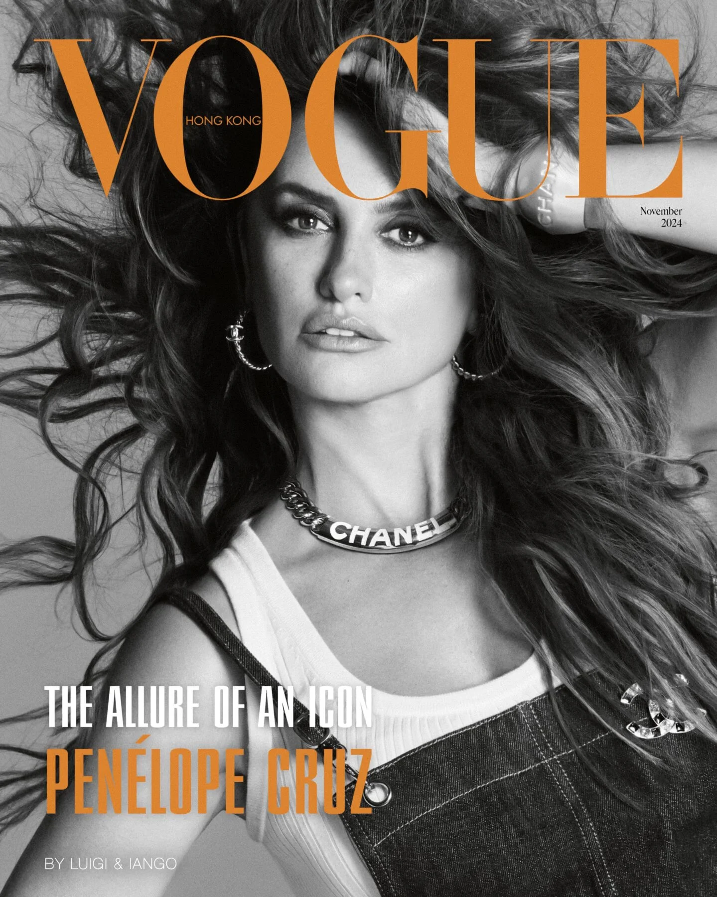 Chanel Ambassador & Icon Penelope Cruz Covers Vogue Hong Kong November 2024