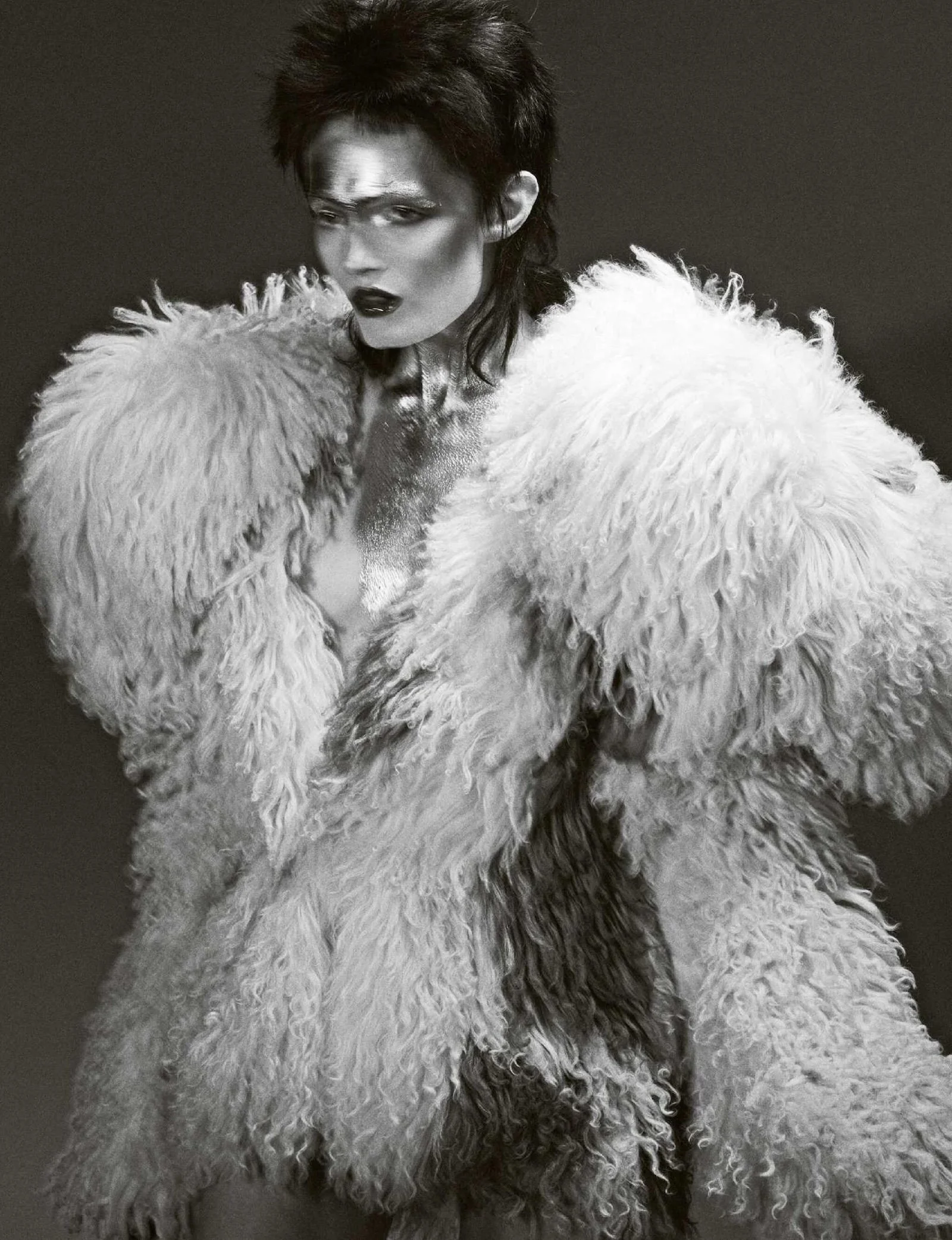 Lulu Tenney as Bowie's 'Lady Stardust' in Harper's Bazaar France November 2024