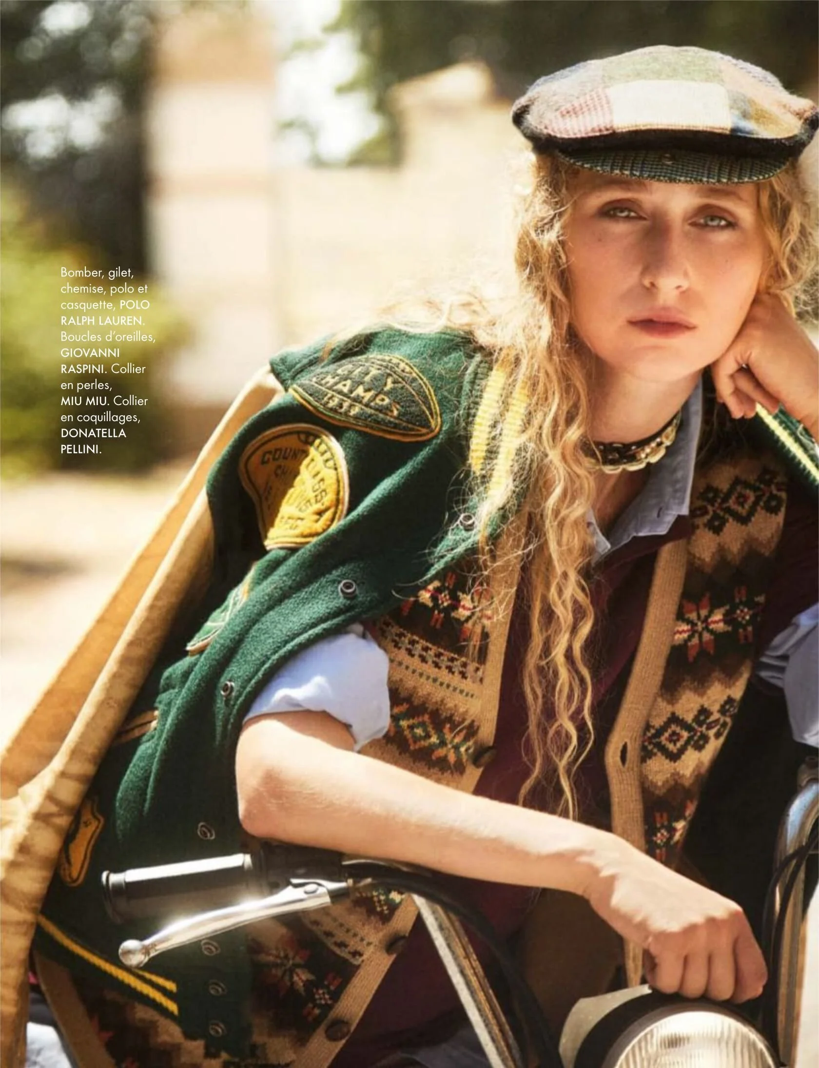Elfie Reigate Wears Italian Country Elegance for ELLE France Lensed by Neil Gavin