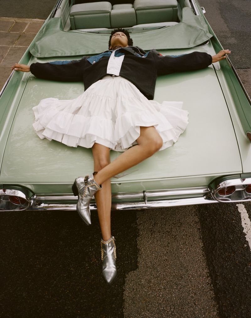 Agata Pospieszynska Flashes Laize de Moura in Louis Vuitton for Vogue Poland