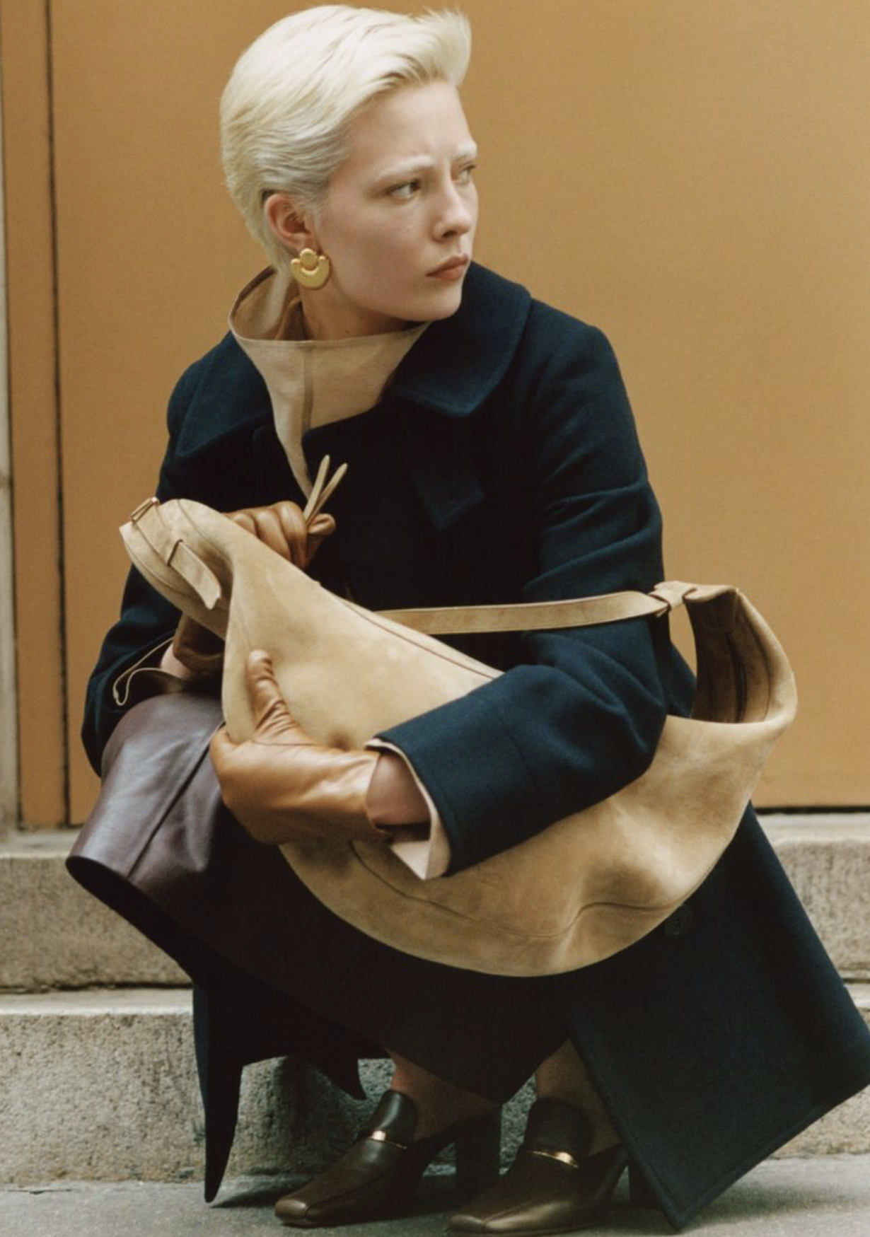 The Best Peacoats Says WSJ Magazine and a Charming Pooch as Model