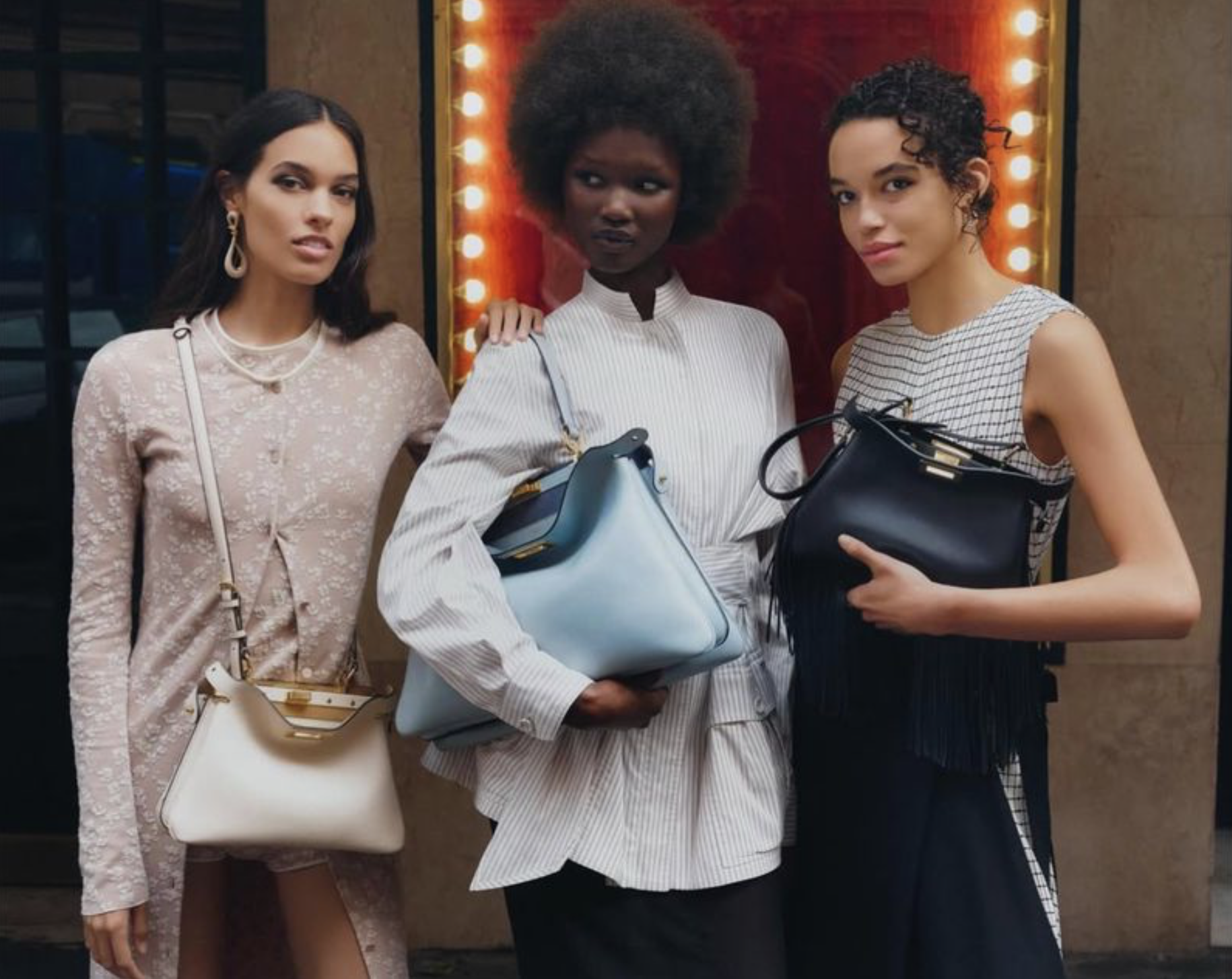Fendi Peekaboo Soft Small Spring 2025 Campaign Delights by Emir Eralp