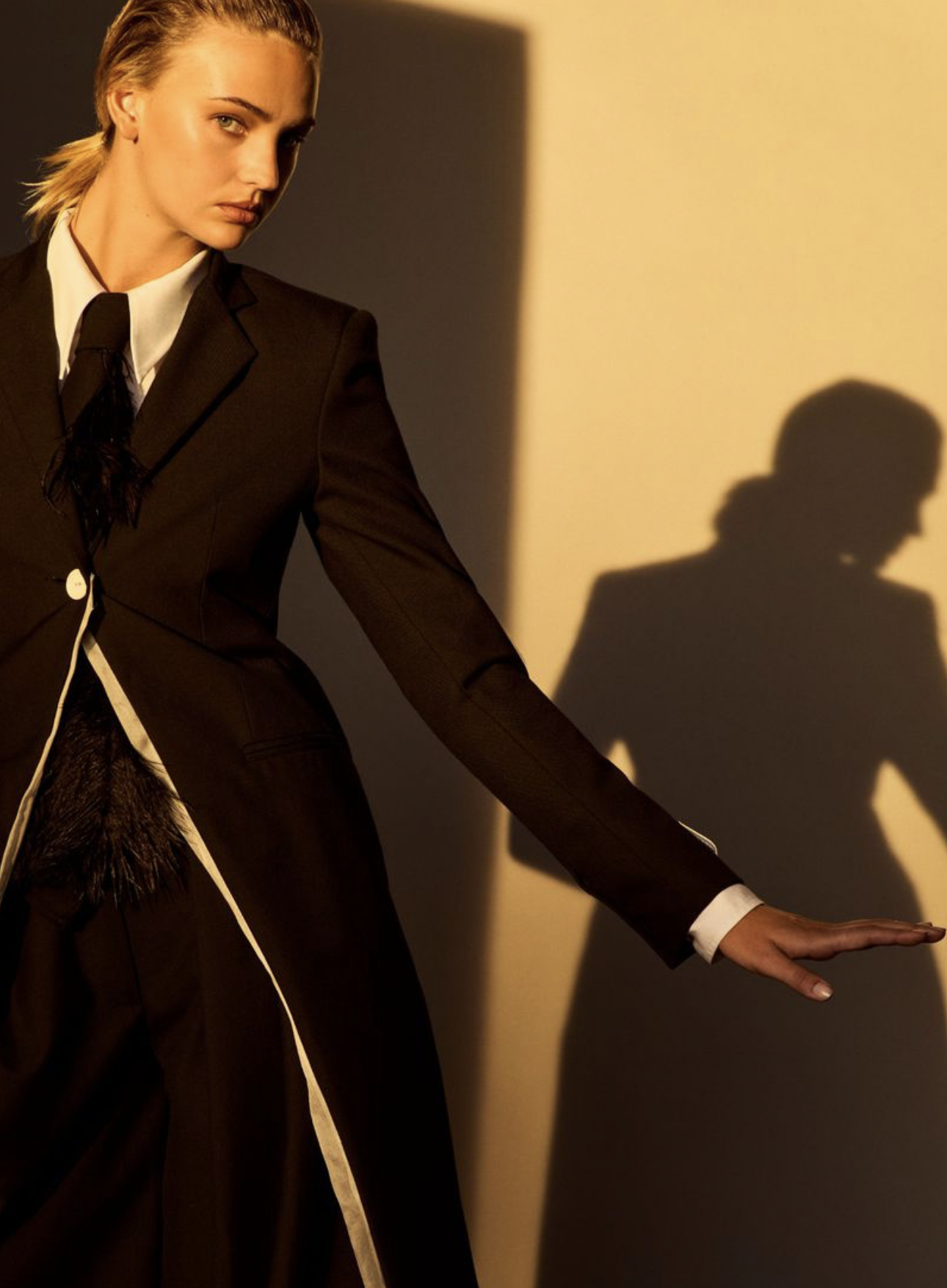 Mia Regan Wears S.S.DALEY in 'Fine and Dandy' for British Vogue January 2025