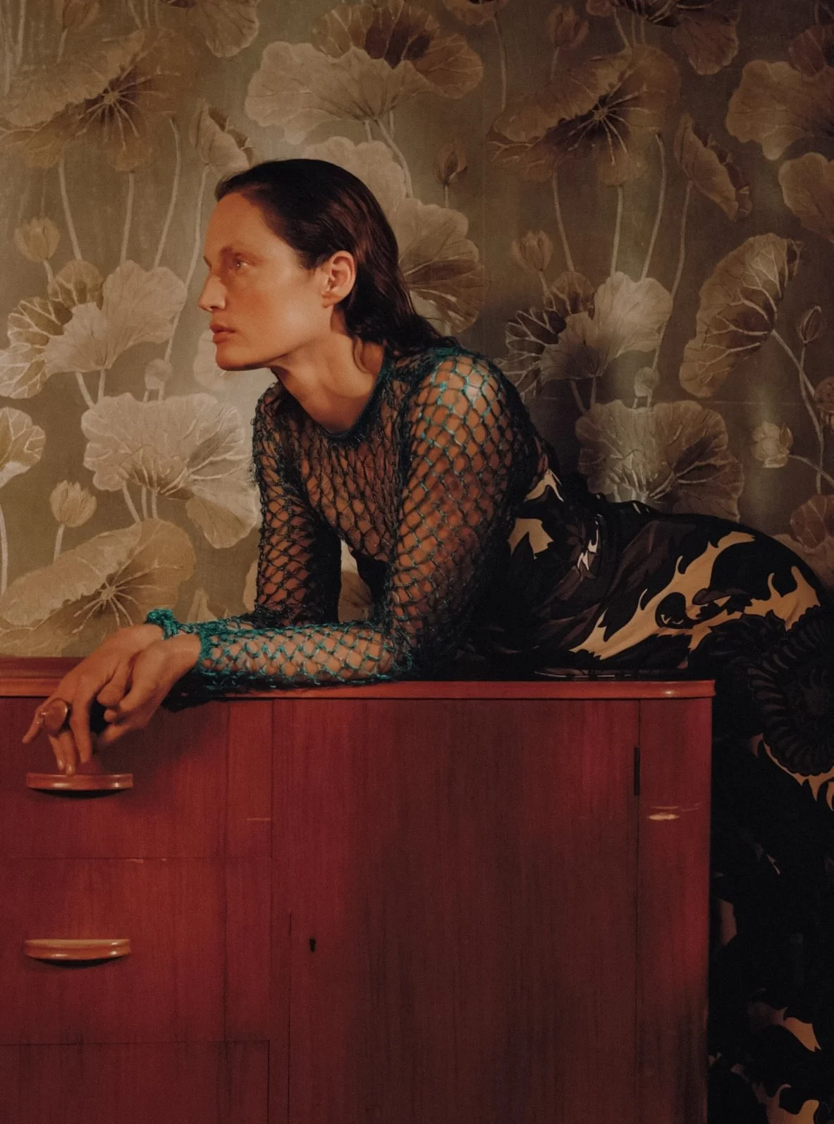 Vivien Solari in Fashion Poetry, Lensed by Emma Tempest for Numéro 251 February