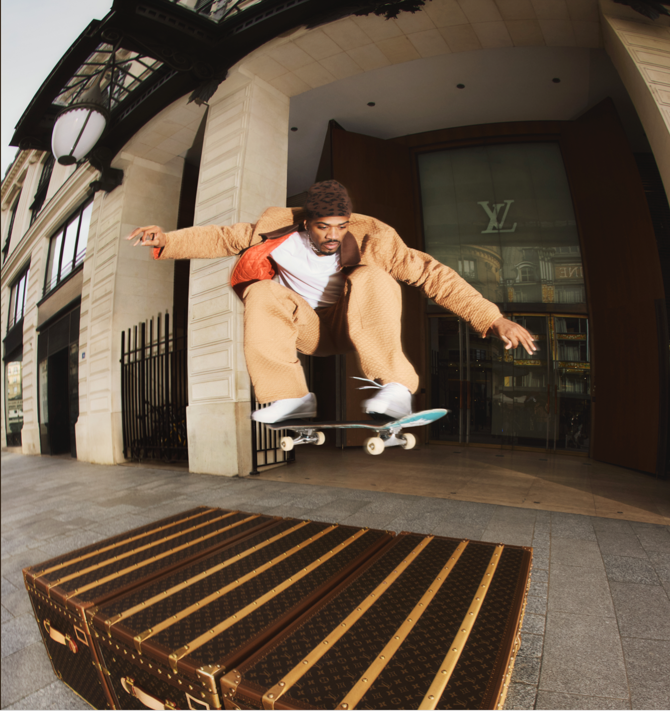 Louis Vuitton Taps Skateboarder Tyshawn Jones As Friend of the House