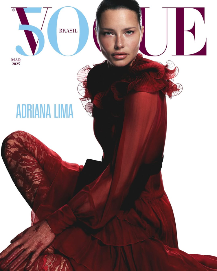 adriana lima red dress Adriana Lima Is Retiring from Victoria's Secret