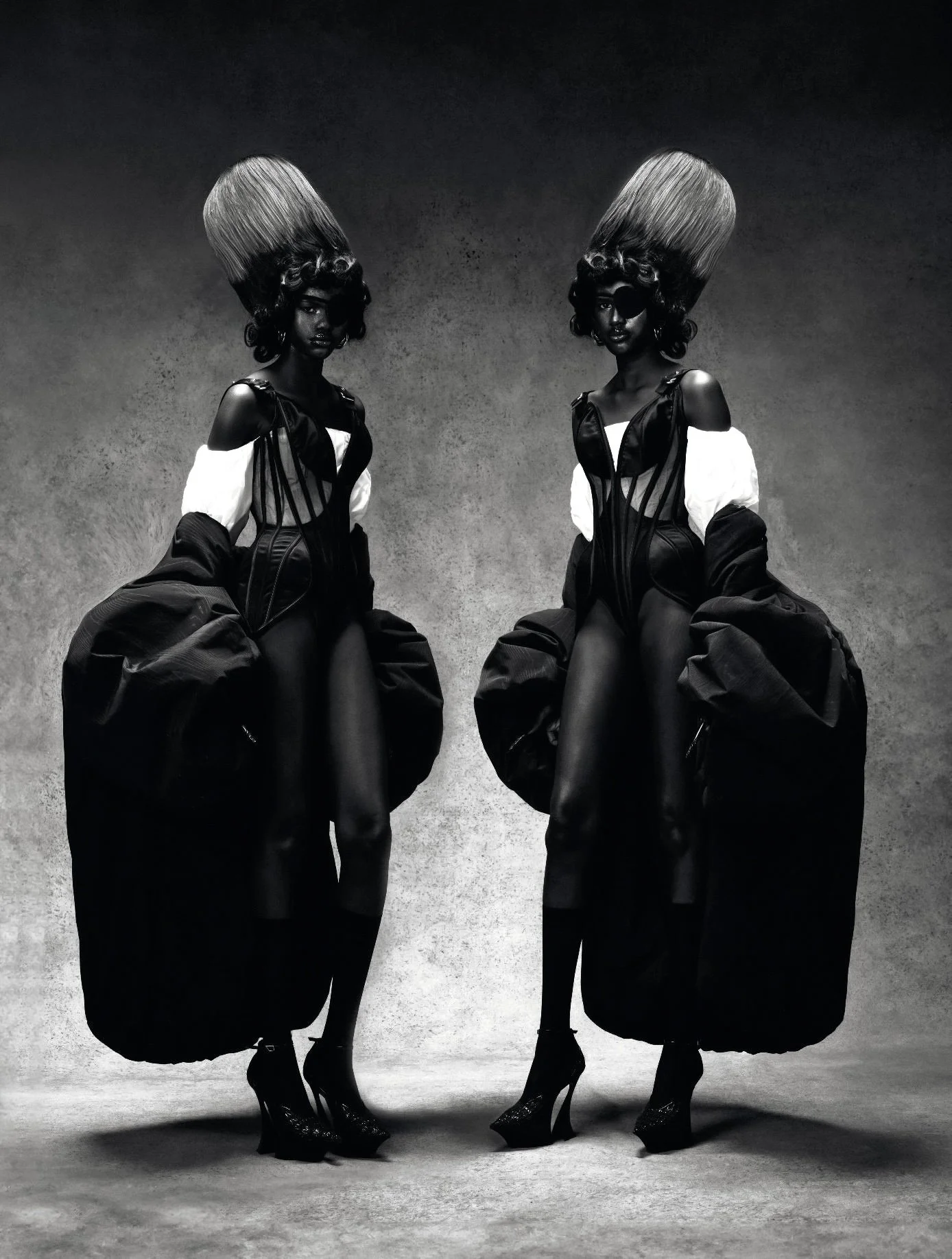 Rejoice Chuol and Sheila Bawar in 'Divas' for Numéro 252, March 2025, by Kenny Germé