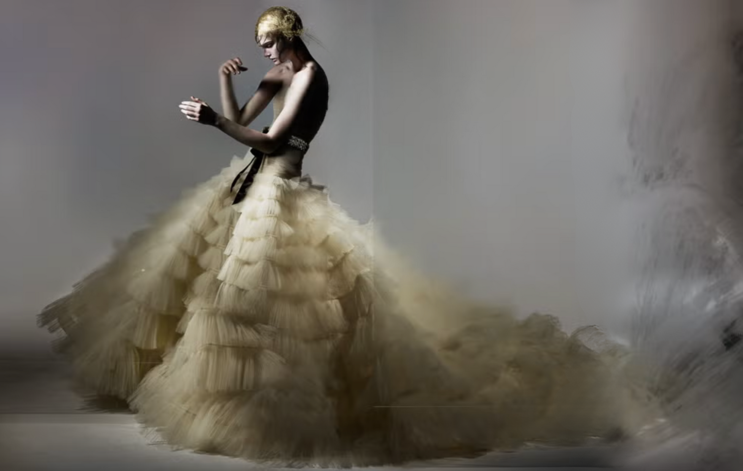 Tulle Layers Dress from Valentino Haute Couture