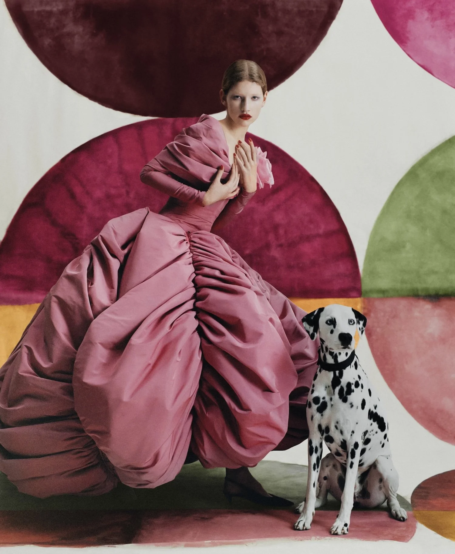 Apolline Rocco Fohrer's Lovely Couture Dazzle for WSJ Magazine June 2025 by Nadine Ijewere