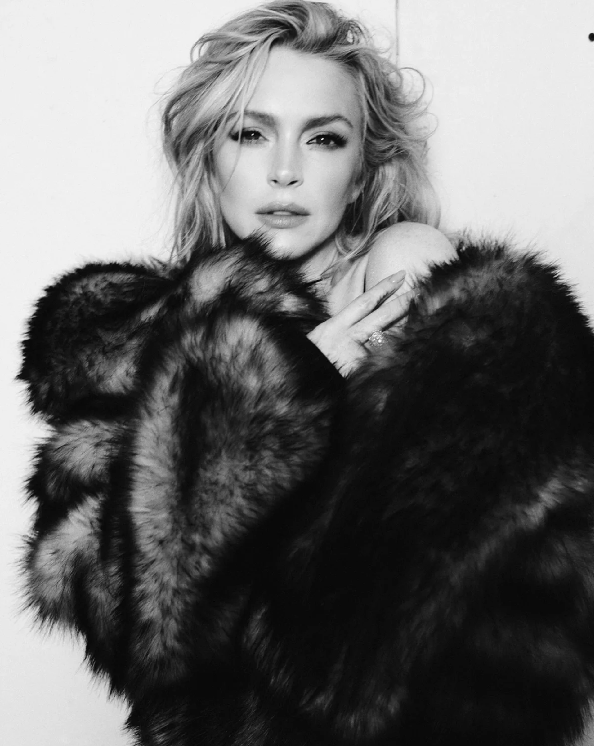 Lindsay Lohan Wears Fall's Sexy Coats and Jackets for ELLE US Summer 2025