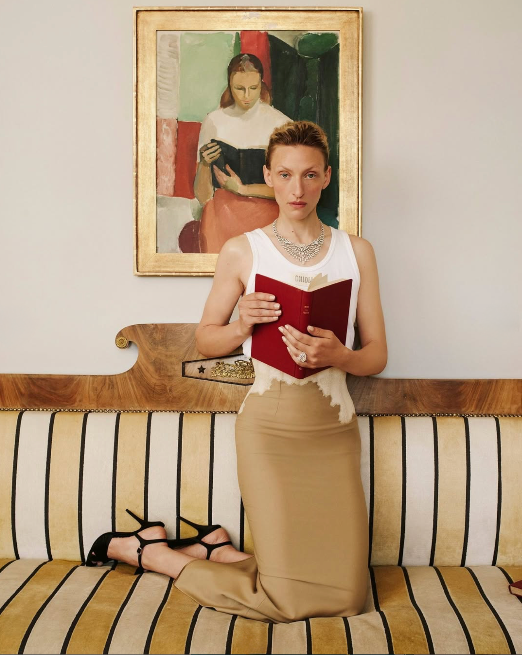 Maggie Maurer As Freyja in Vogue Czech September 2025 | Odinism and White Nationalism