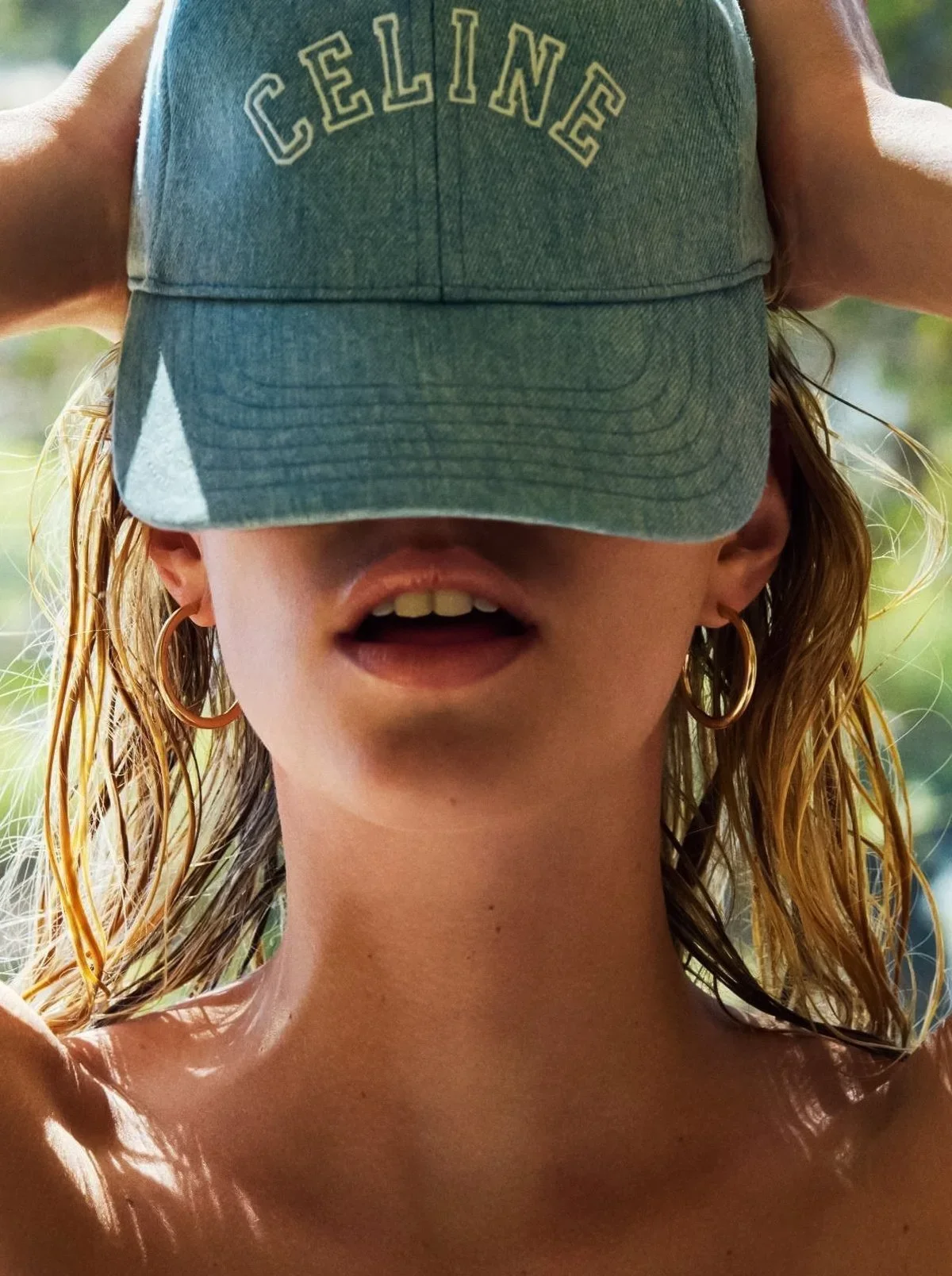 Nikki McGuire Fronts Denim Blues in ELLE France Lensed by Laurie Bartley