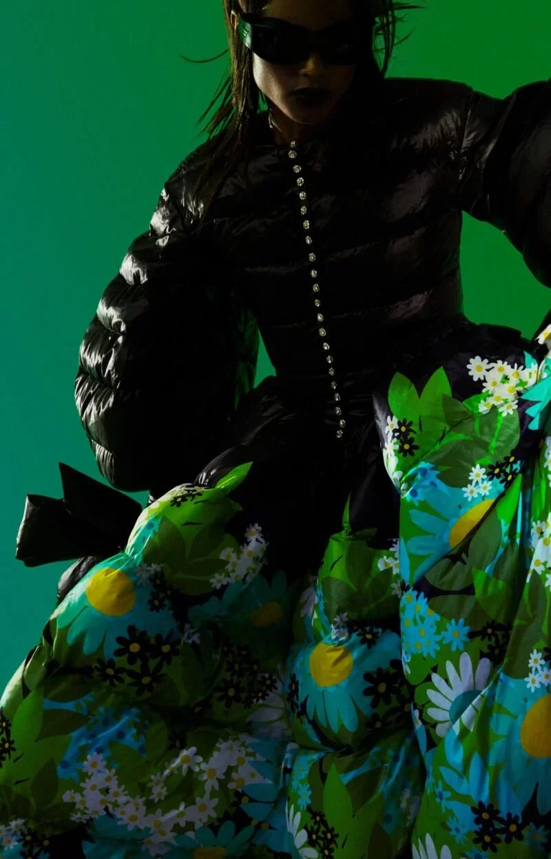 'Wild Thing' Malaika Holmen graces Interview Magazine's Latex Fashion Story